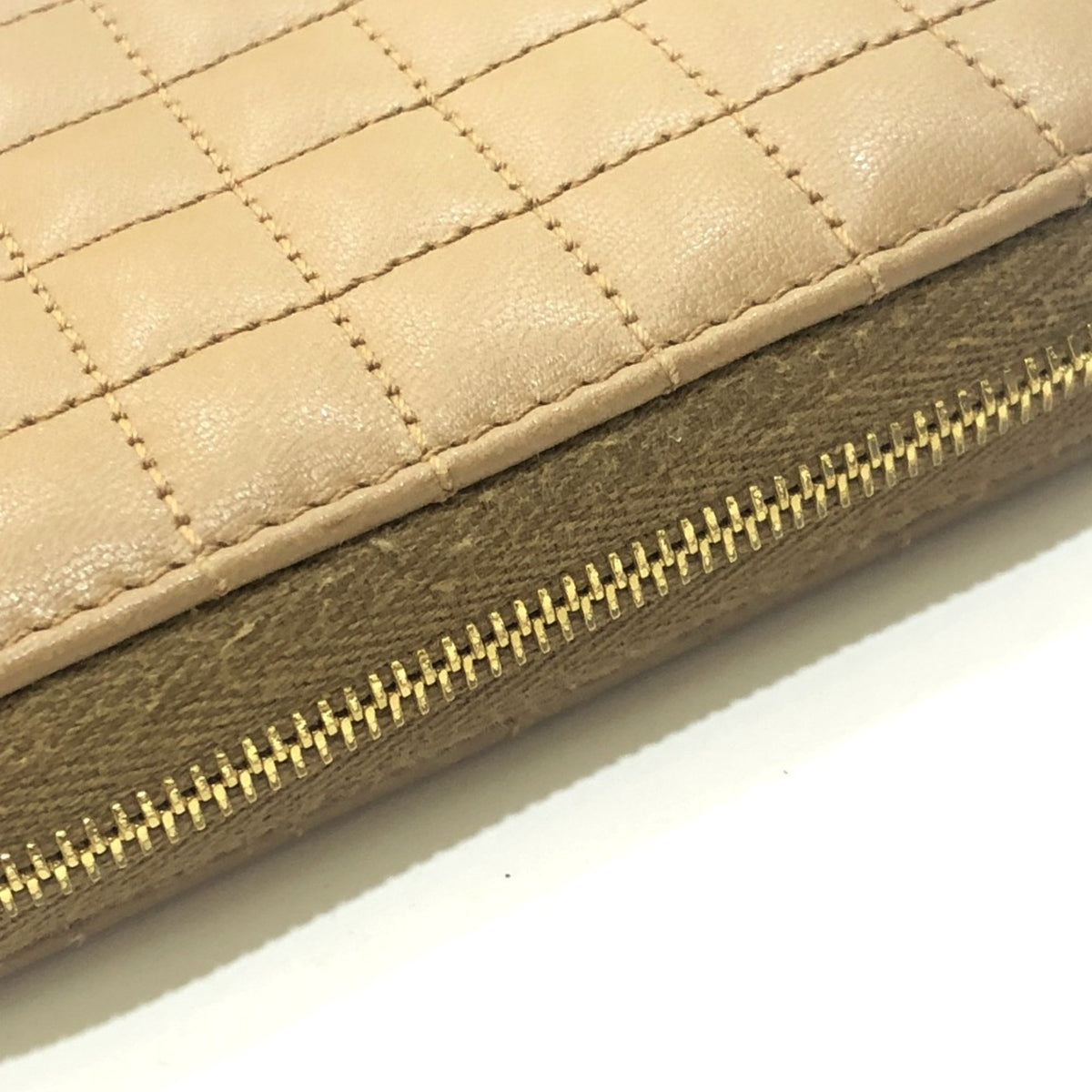 Celine Brown Leather Coin Purse/Coin Case (Pre-Owned)
