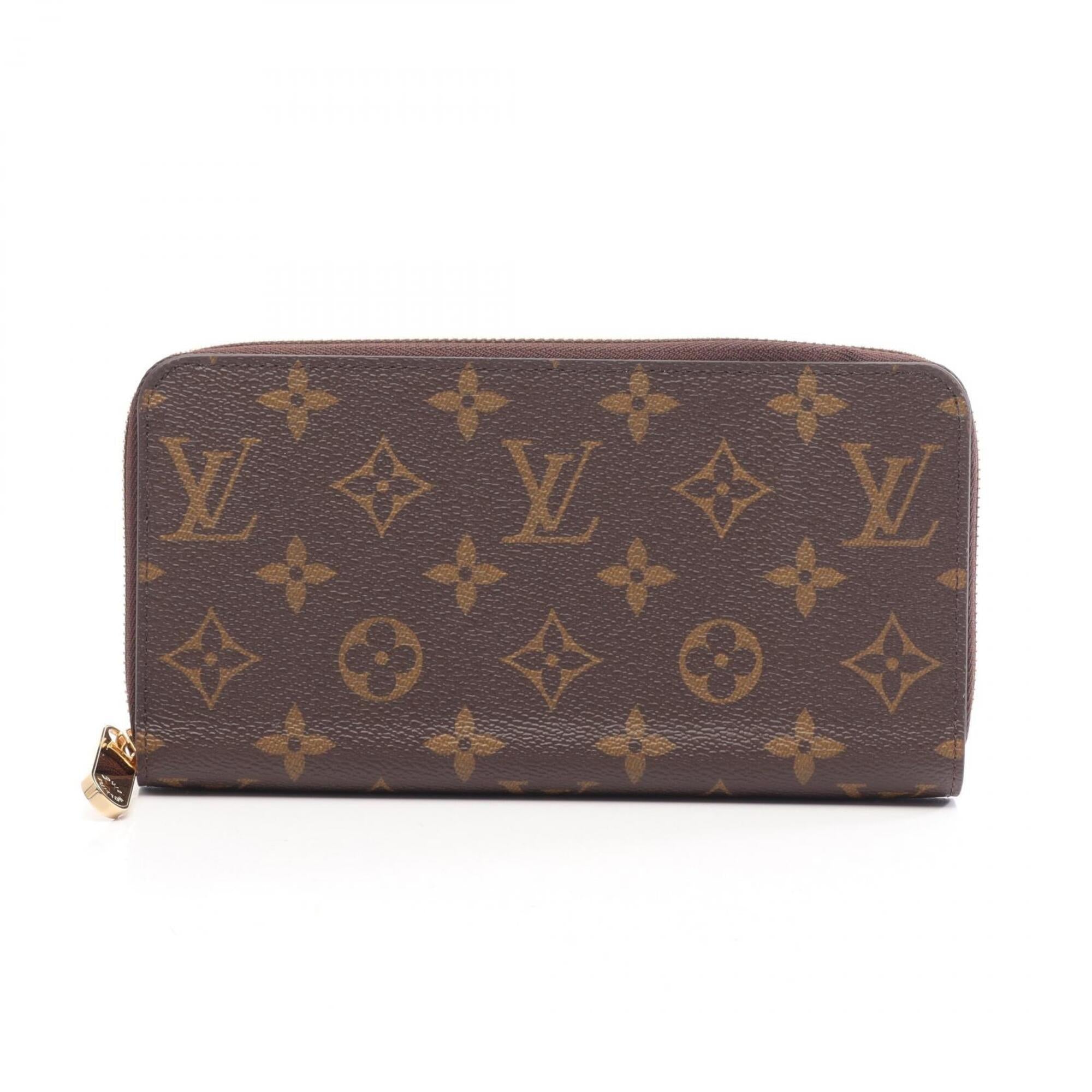 Louis Vuitton Brown Monogram Pink Rose Ballerine Monogram Leather Long Wallet (Bi-Fold) (Pre-Owned)