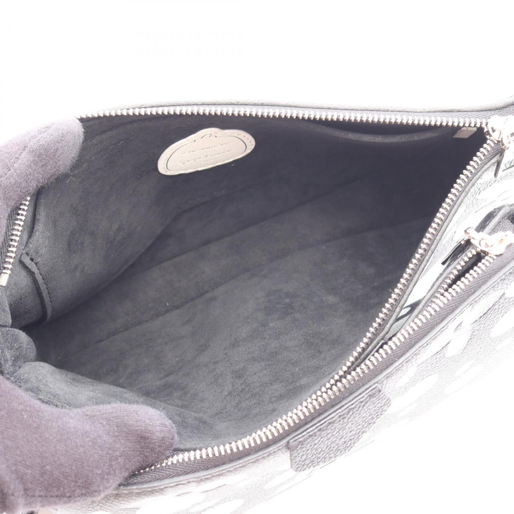 Louis Vuitton Black White Monogram Empreinte Handbag Pochette Shoulder Bag (Pre-Owned)