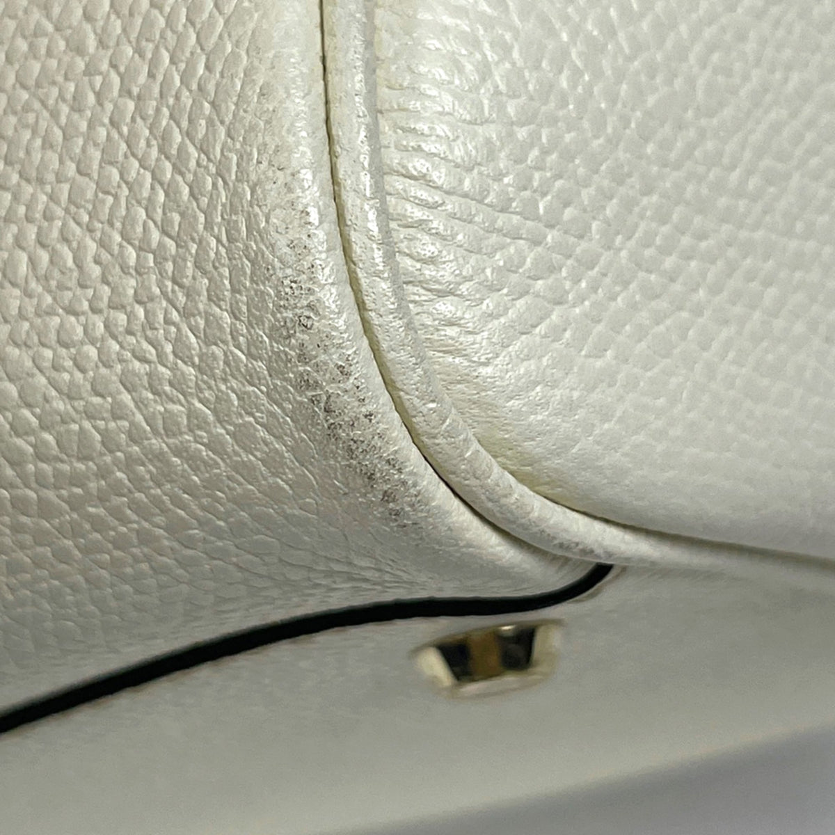 Valextra Ivory Leather Handbag (Pre-Owned)