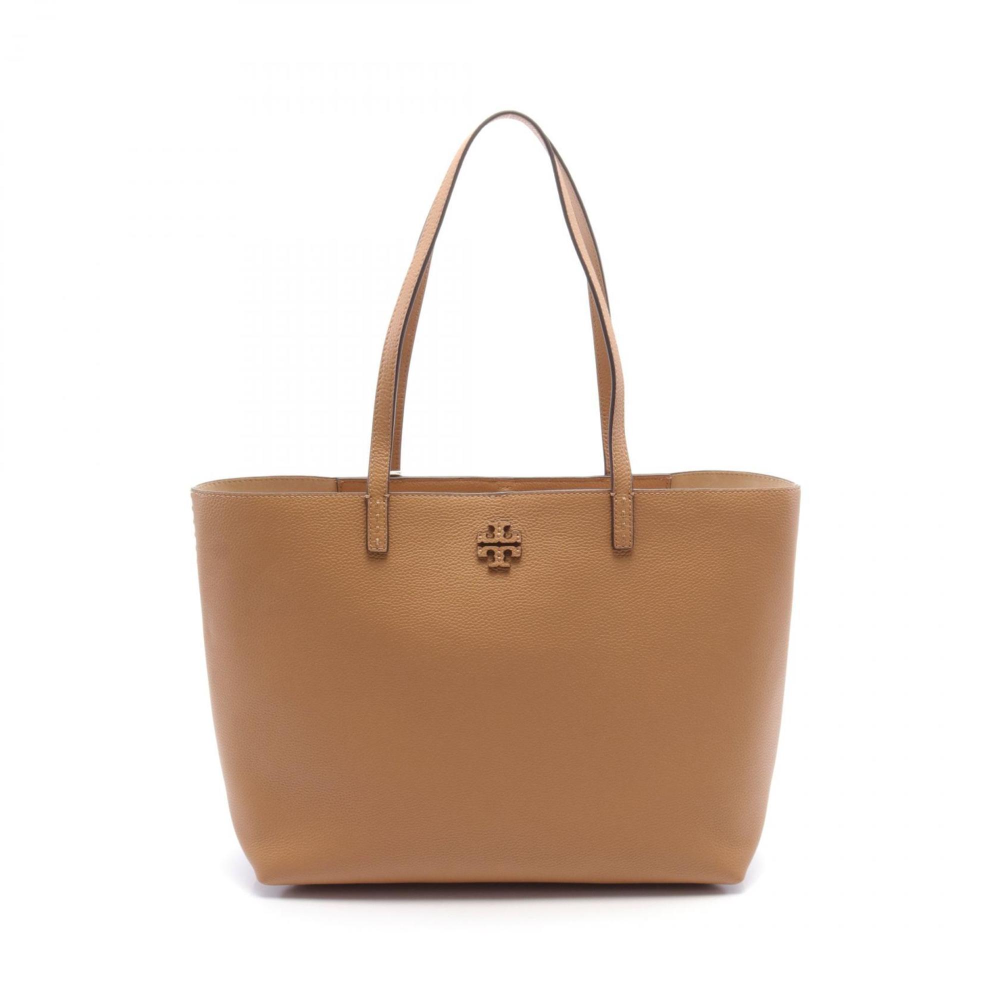 Tory Burch Brown Leather Tote Bag