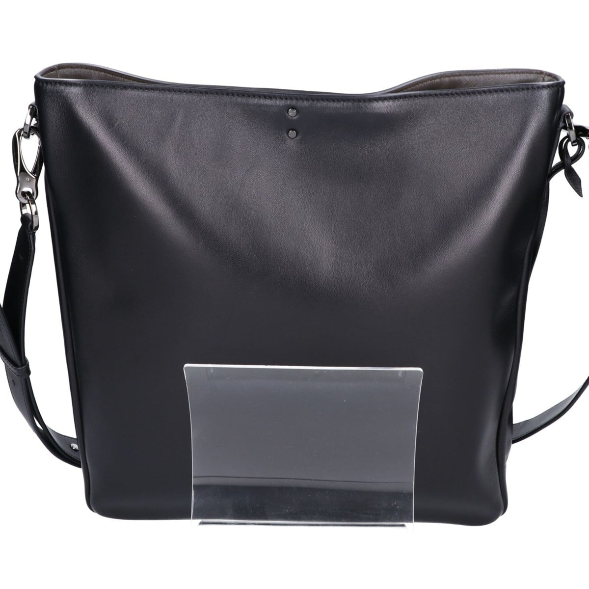 Valentino Black Leather Shoulder Bag (Pre-Owned)