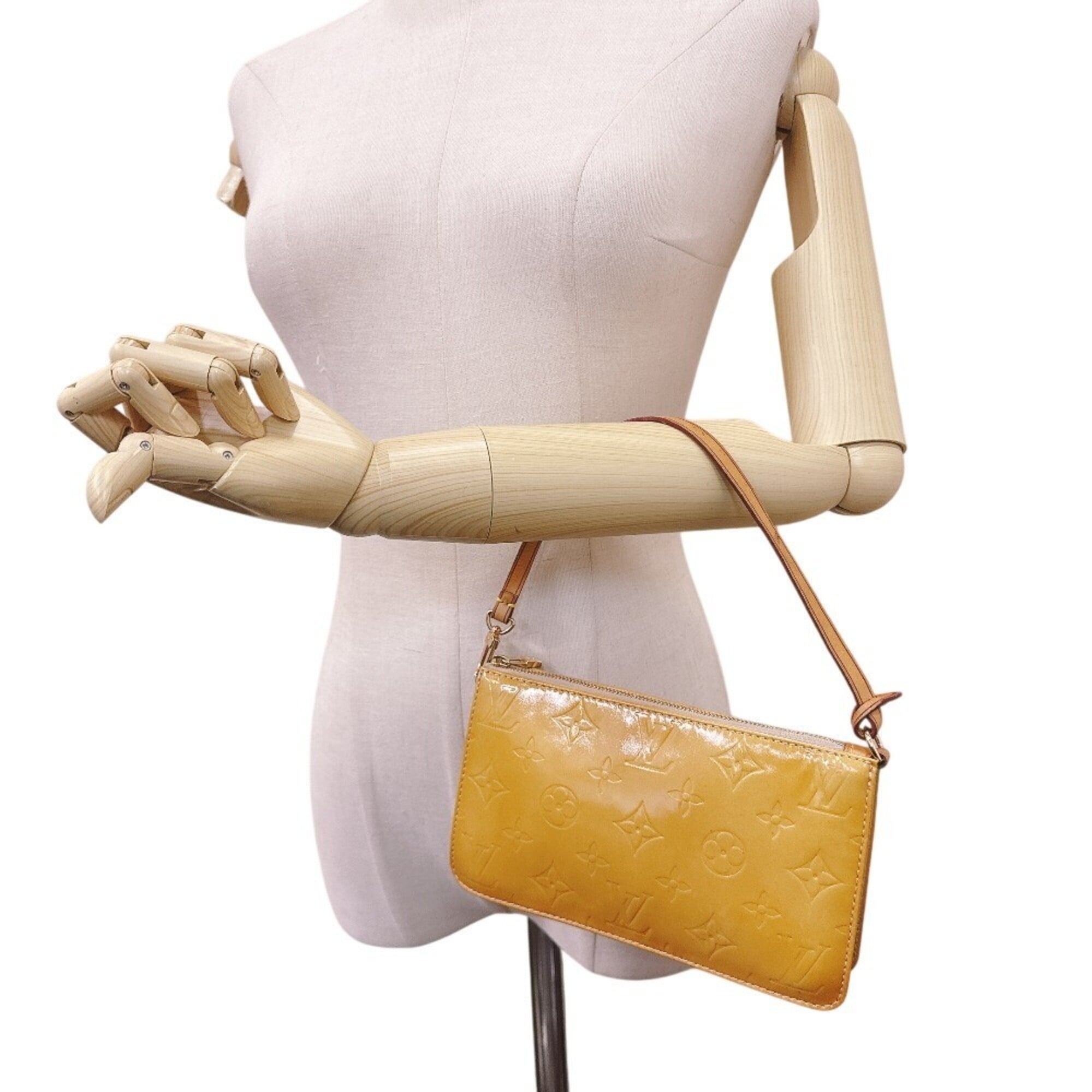 Louis Vuitton Monogram Vernis Yellow Monogram Vernis Handbag (Pre-Owned)