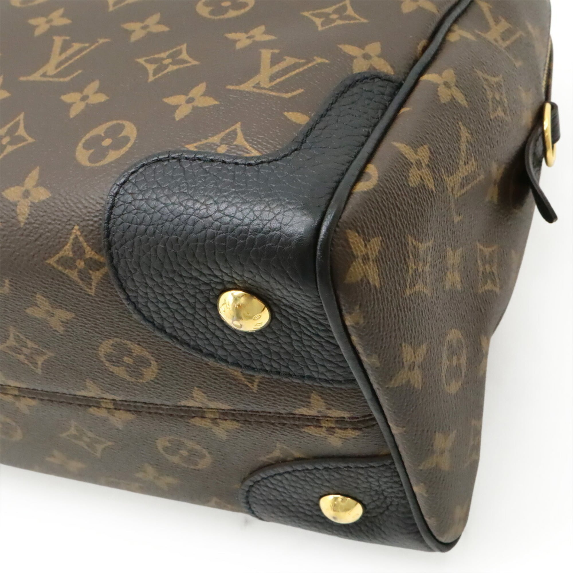 Louis Vuitton Black Brown Monogram Noir Monogram Pvc Leather Handbag Tote Bag (Pre-Owned)