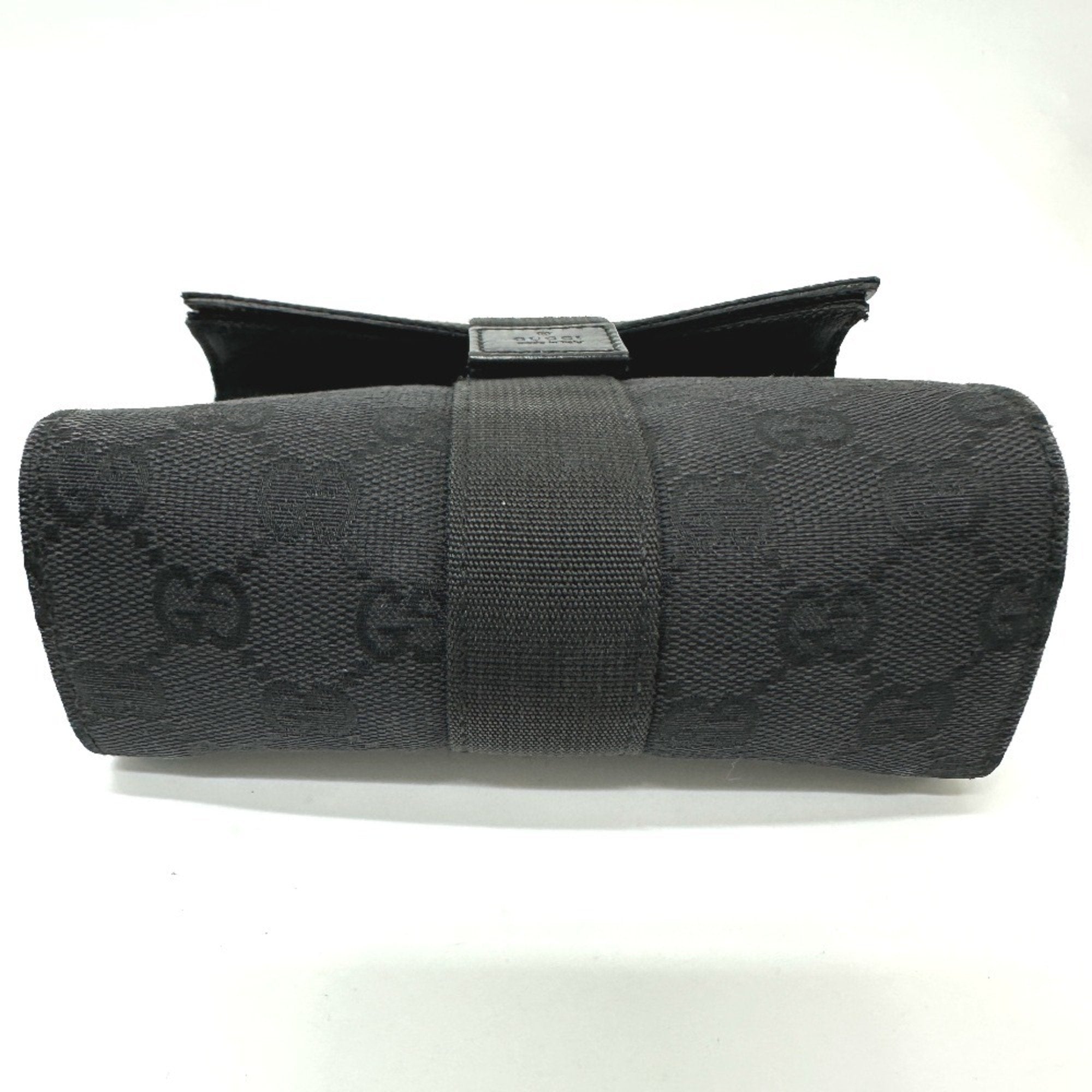 Gucci Black Gg Canvas Pouch (Pre-Owned)