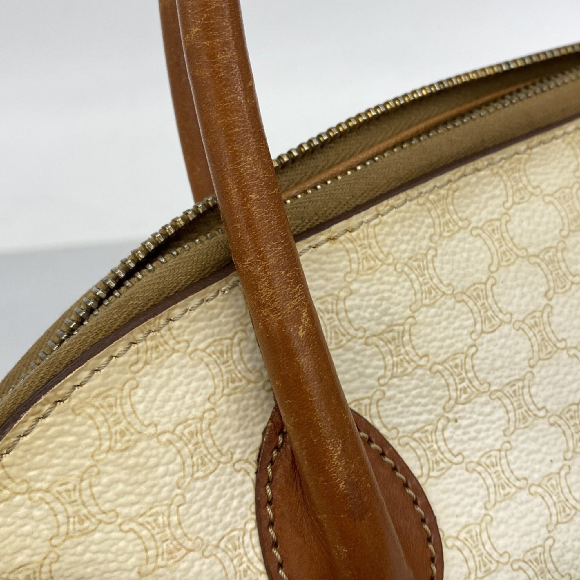 Celine Beige Pvc Handbag (Pre-Owned)