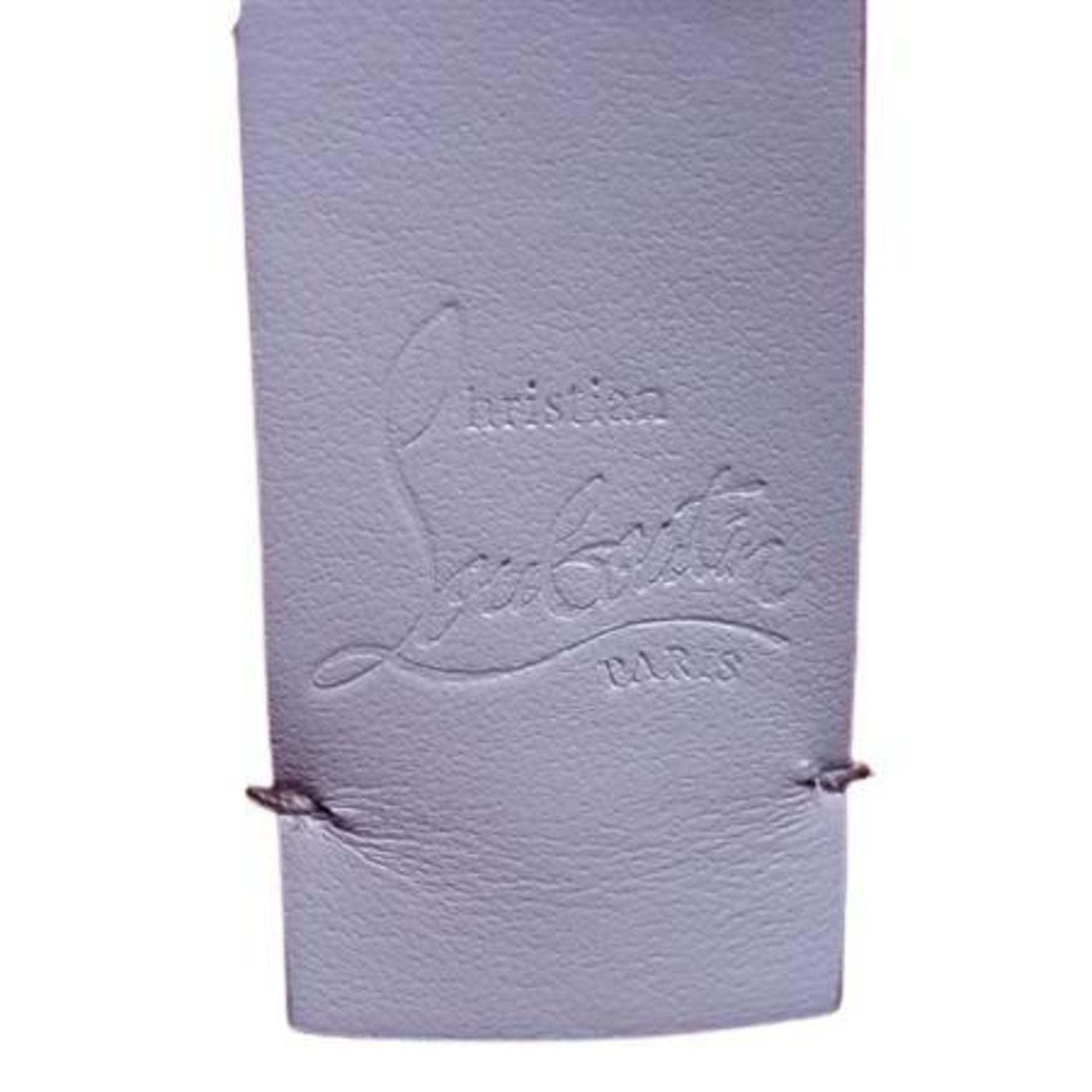 Christian Louboutin Light Purple Leather Handbag Shoulder Bag Tote Bag (Pre-Owned)