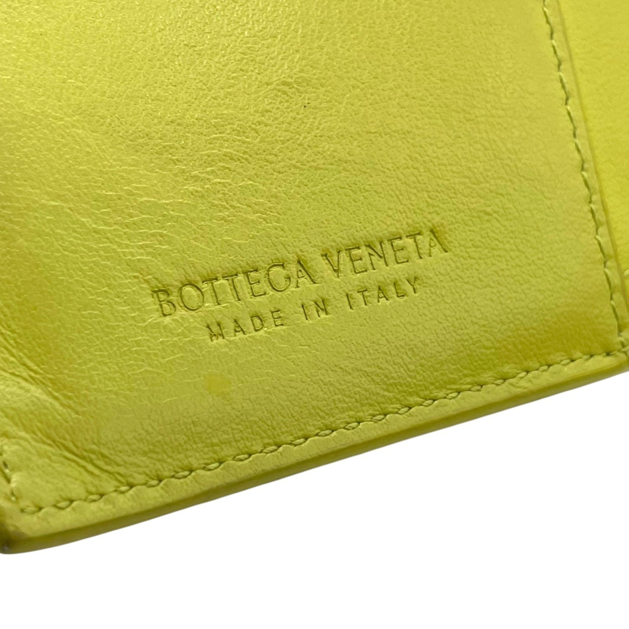 Bottega Veneta Green Intrecciato Wallet (Bi-Fold) (Pre-Owned)