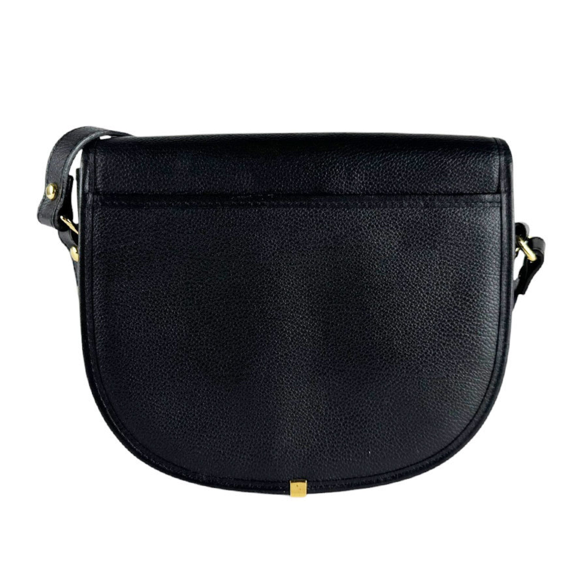 Yves Saint Laurent Black Leather Shoulder Bag (Pre-Owned)