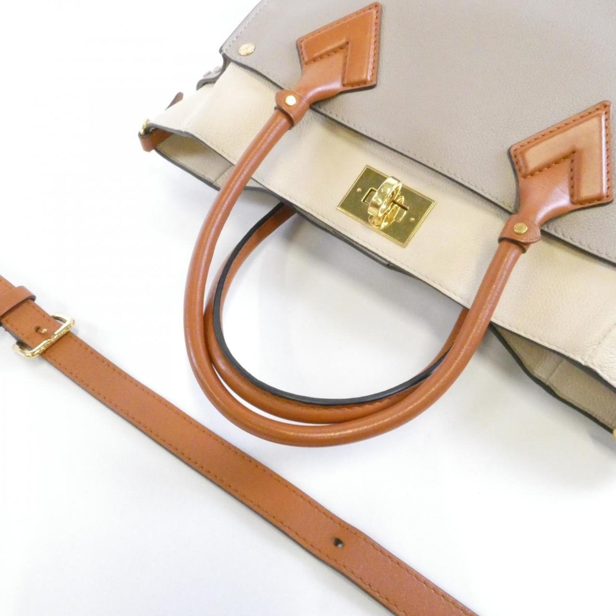 Louis Vuitton Galle Leather Handbag (Pre-Owned)