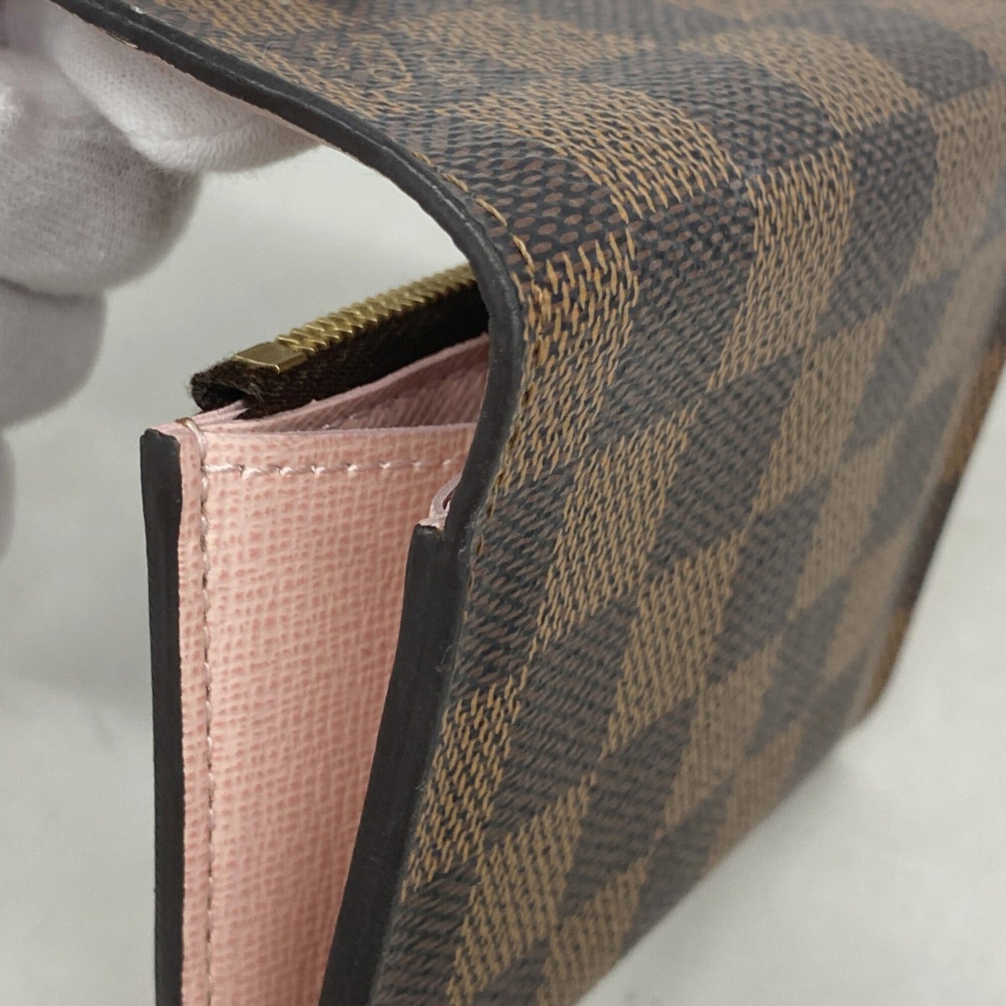 Louis Vuitton Ebene Coin Purse/Coin Case (Pre-Owned)