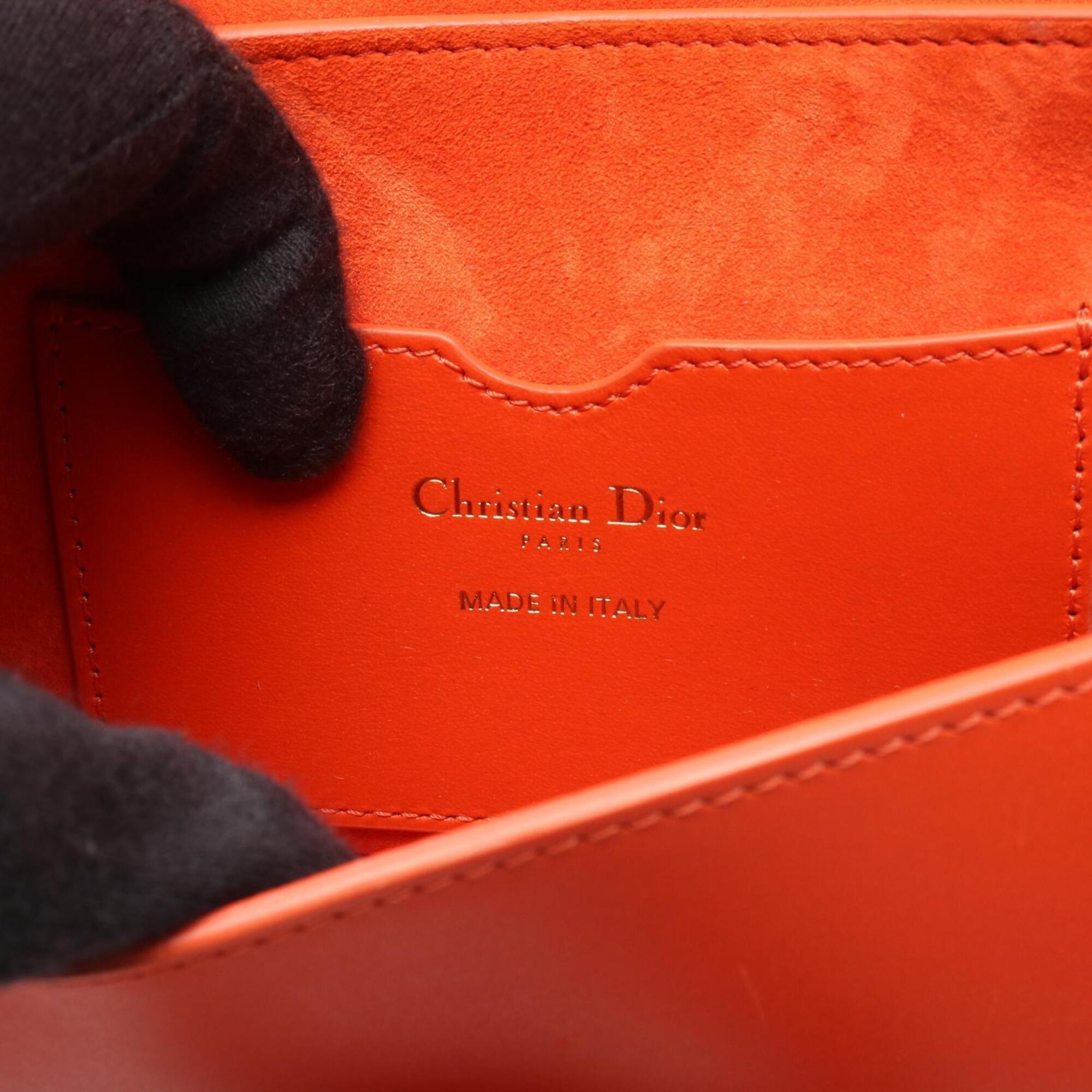 Christian Dior Orange Leather Shoulder Bag (Pre-Owned)