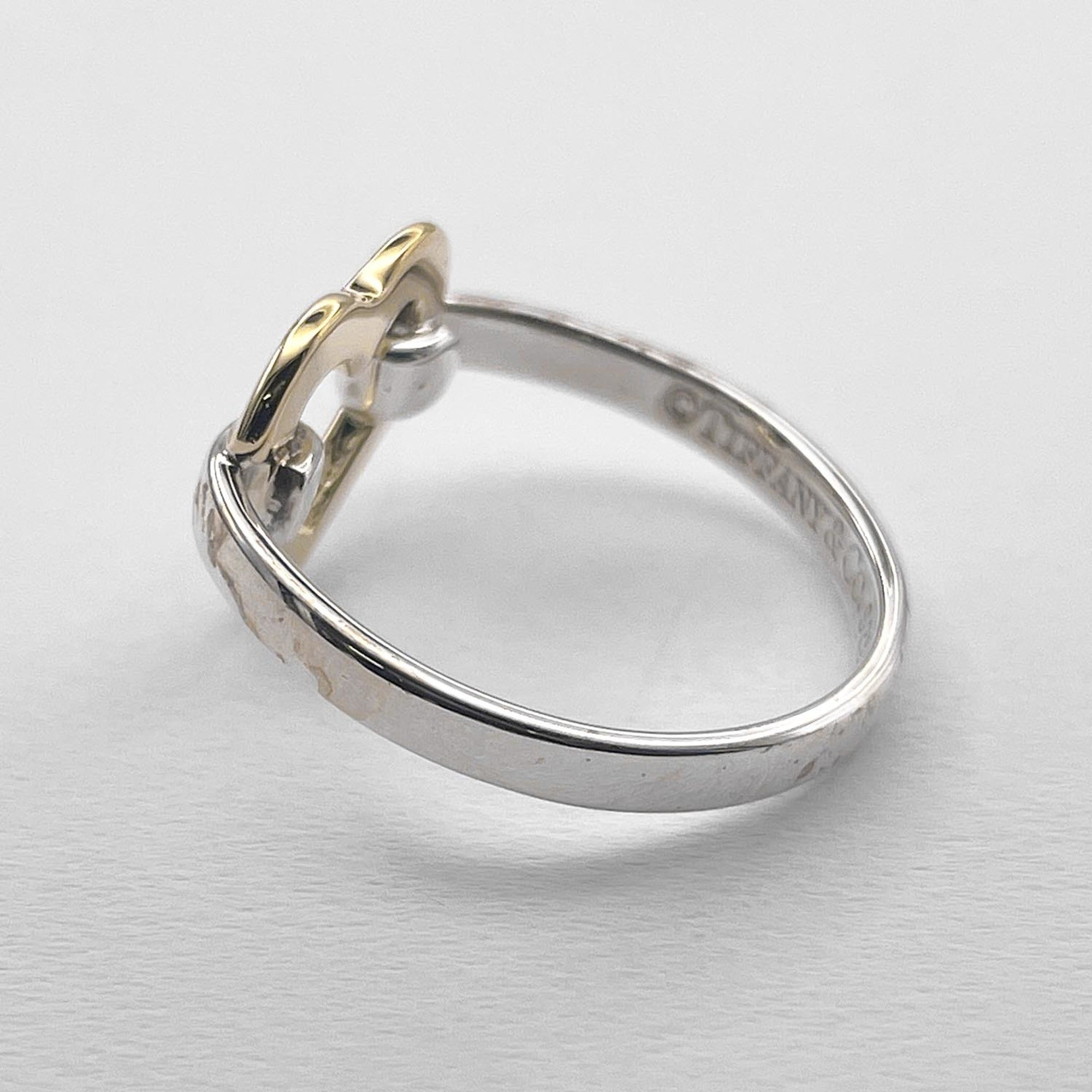 Tiffany Yellow Gold (18K) Silver 925 Band Ring (Pre-Owned)