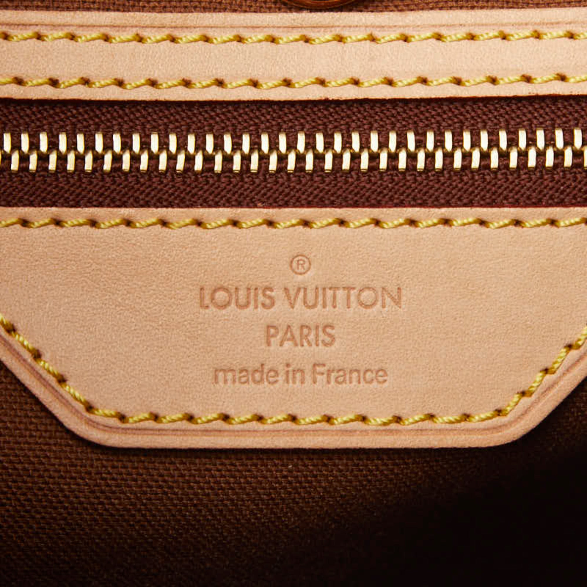 Louis Vuitton Brown Pvc Leather Shoulder Bag Tote Bag (Pre-Owned)