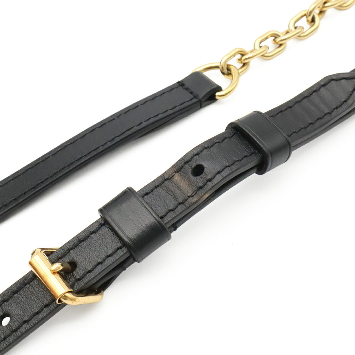 Louis Vuitton Black Noir Leather Handbag Shoulder Bag (Pre-Owned)