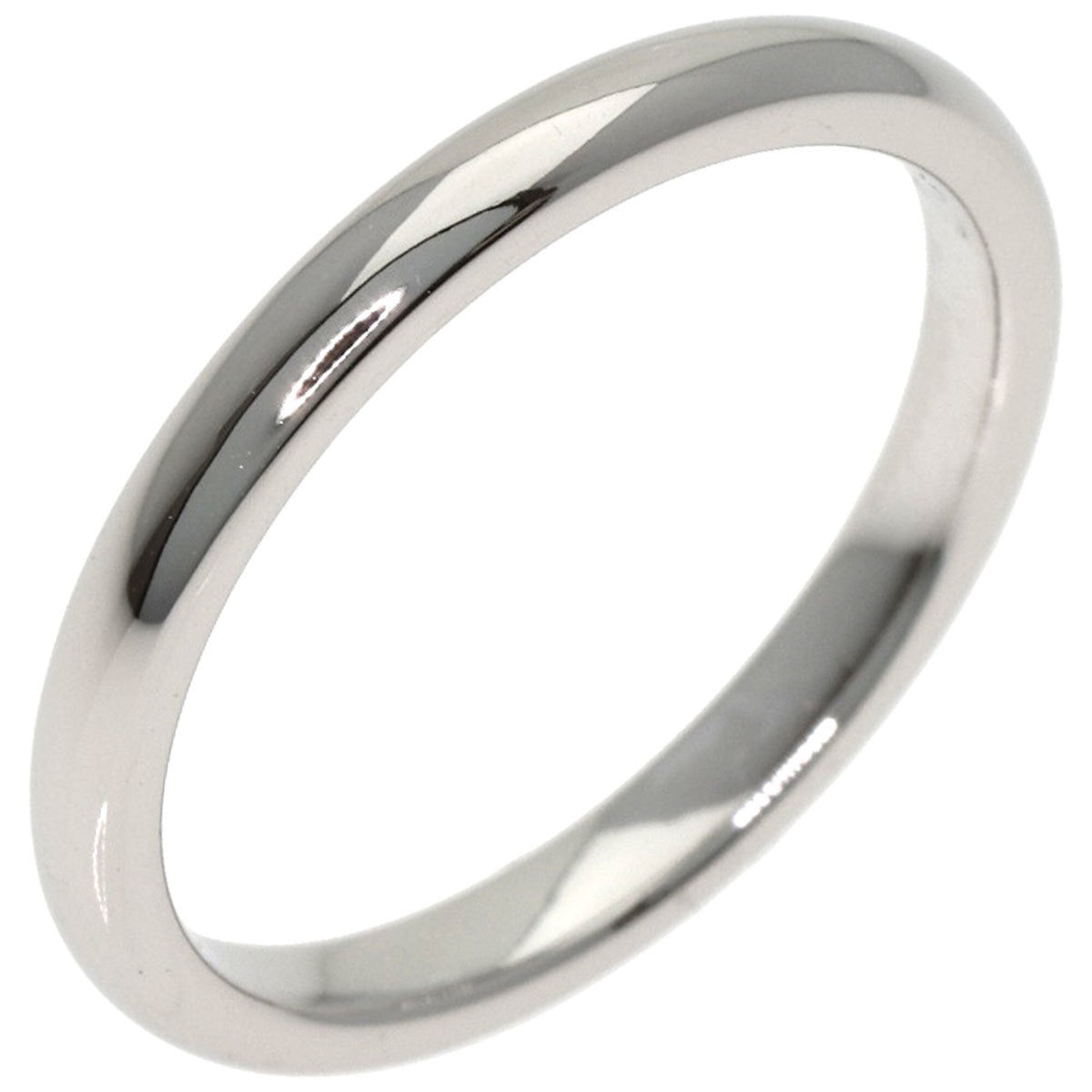 Van Cleef & Arpels Platinum Platinum 950 Band Ring (Pre-Owned)