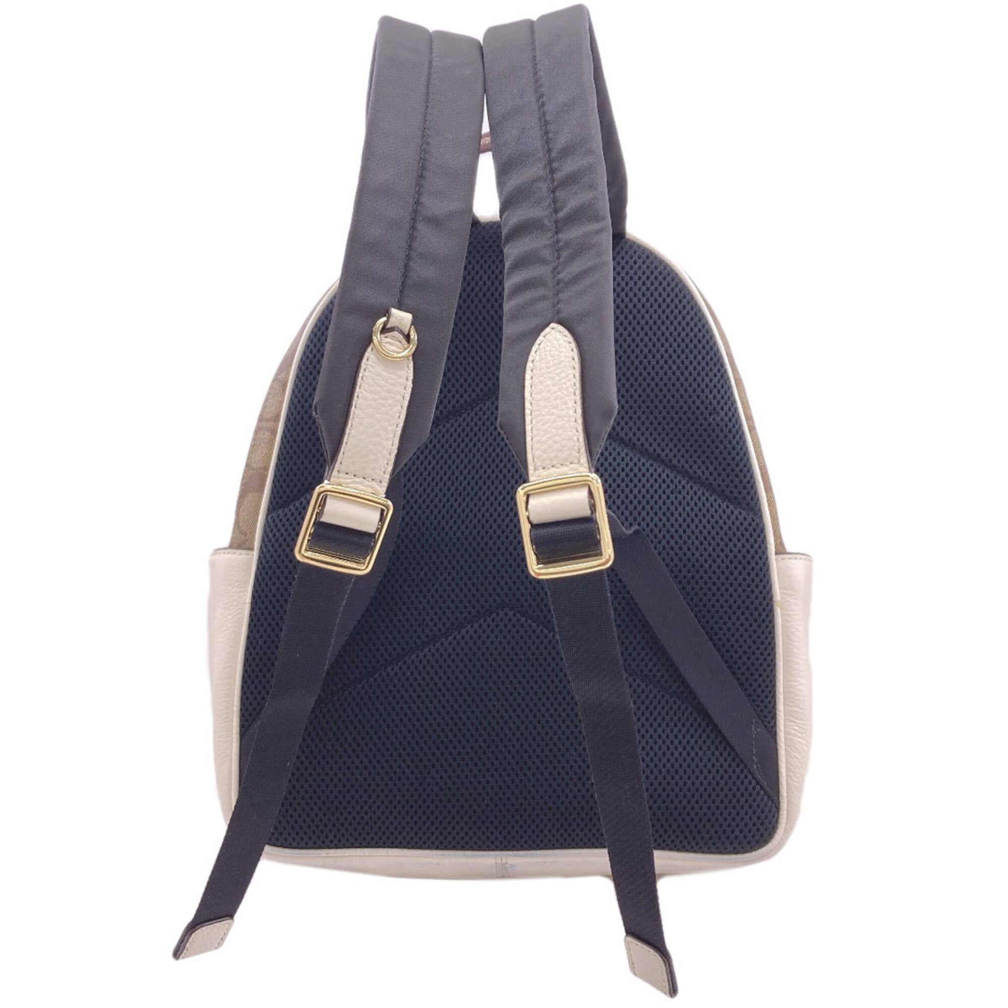 Coach Brown White Pvc (Pre-Owned)