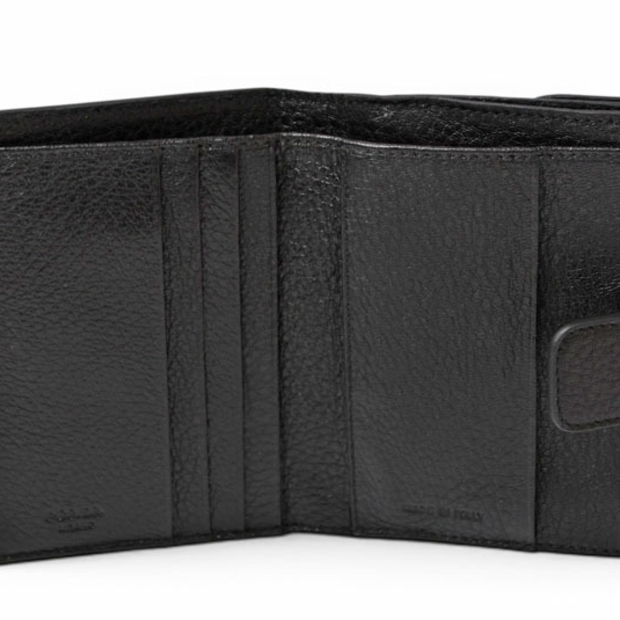 Prada Black Leather Wallet (Tri-Fold) (Pre-Owned)