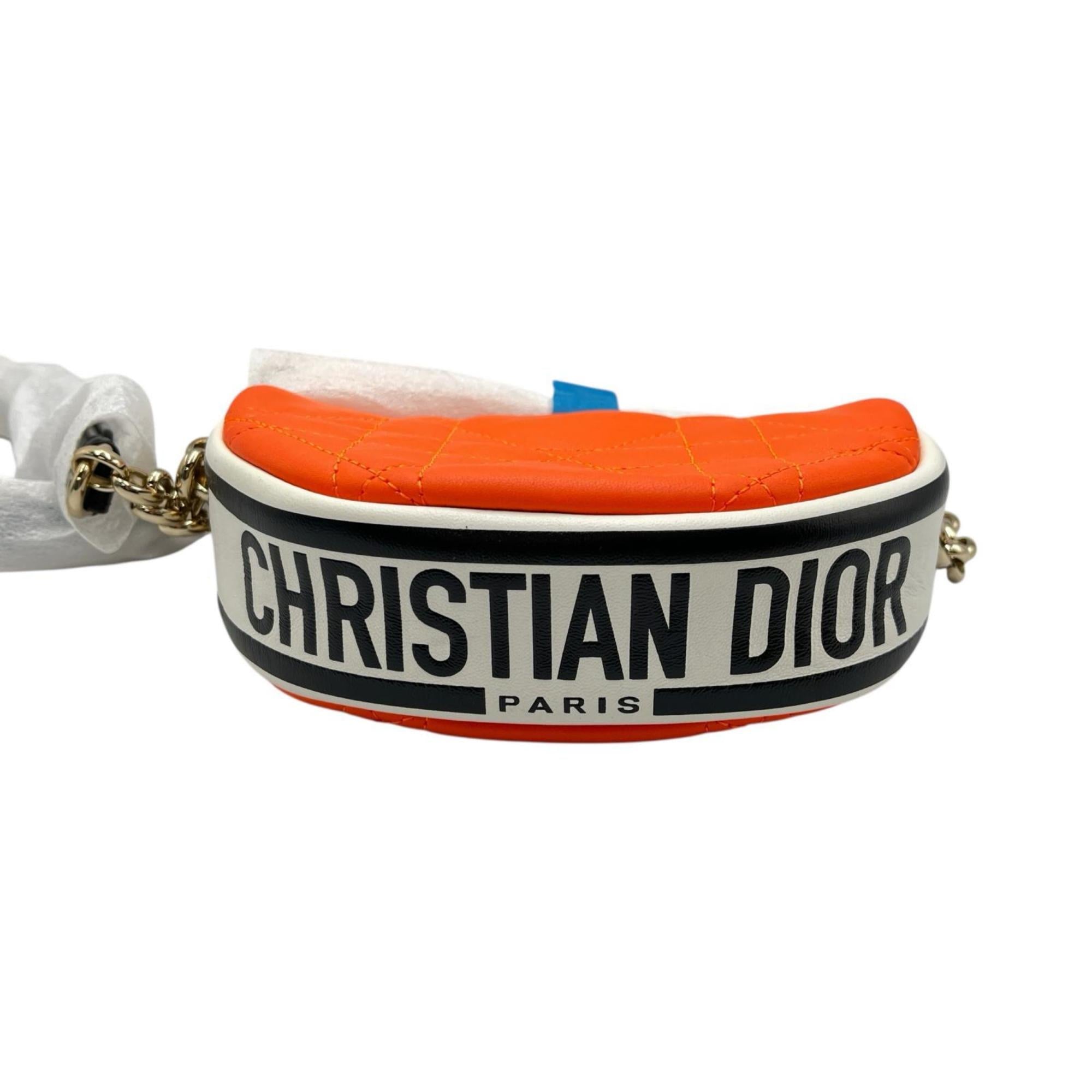 Christian Dior Orange Leather Shoulder Bag (Pre-Owned)