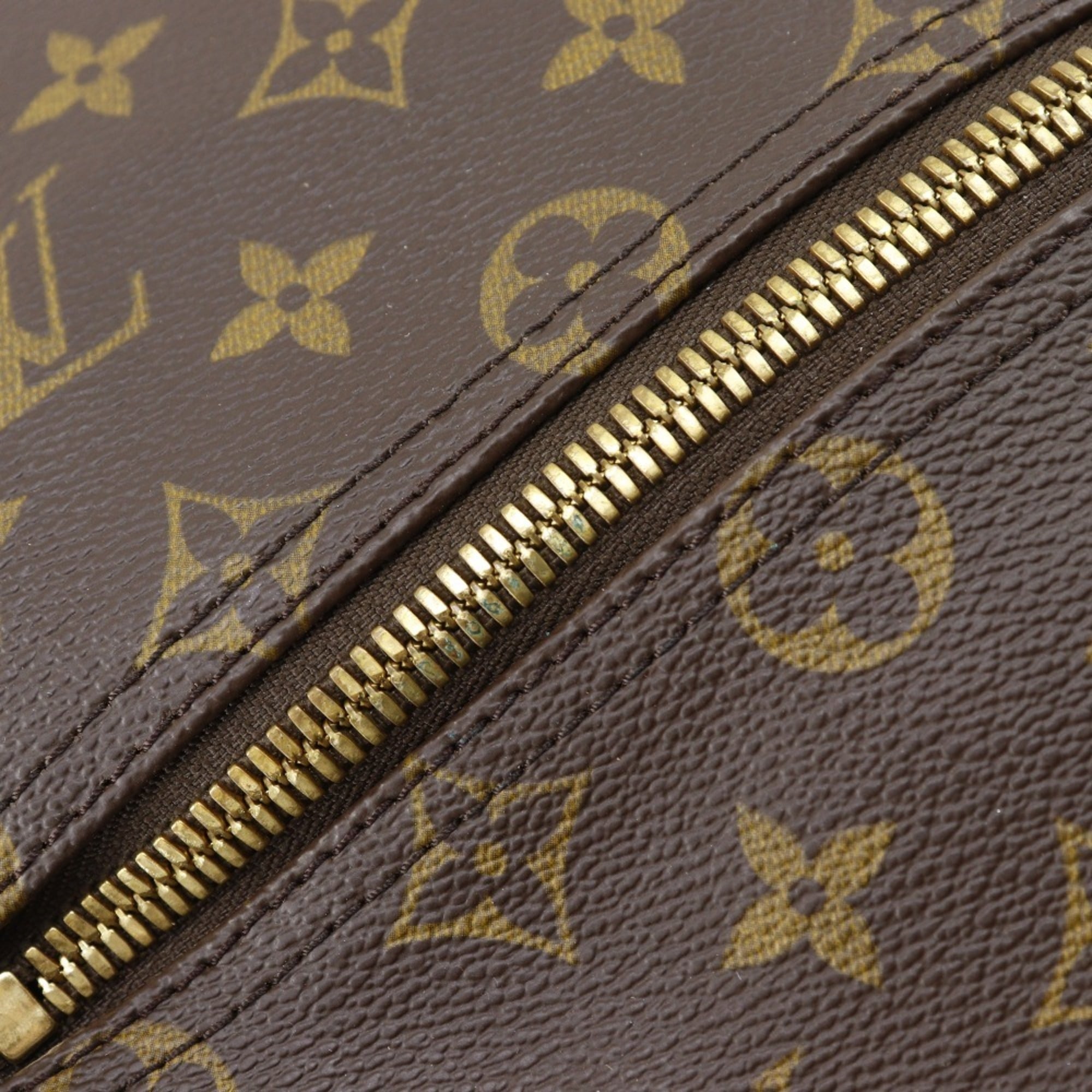 Louis Vuitton Brown Monogram Canvas Boston Bag (Pre-Owned)