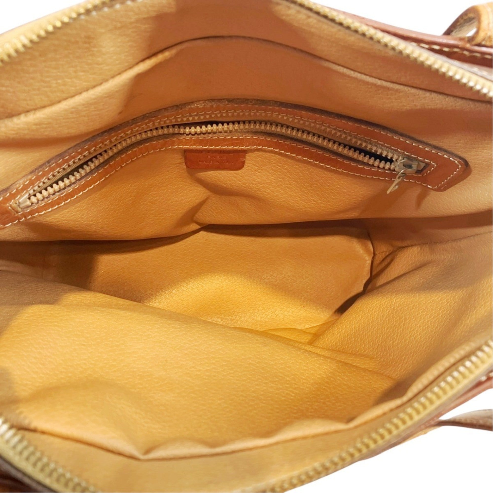 Celine Brown Leather Pvc Tote Bag (Pre-Owned)