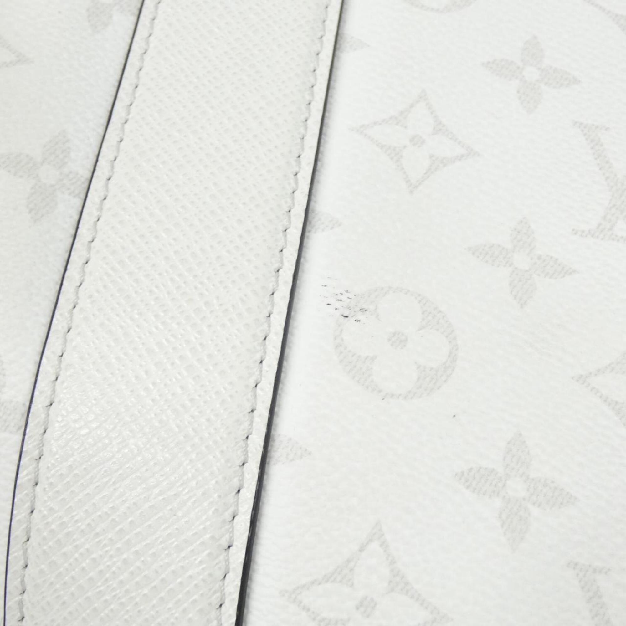 Louis Vuitton White Coated Canvas Handbag (Pre-Owned)
