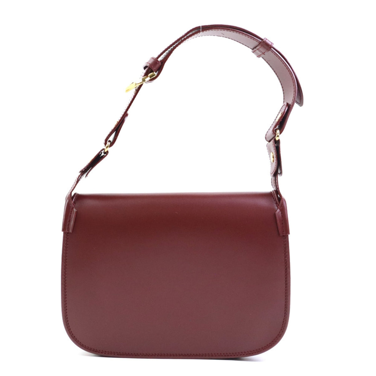 Cartier Burgundy Leather Shoulder Bag (Pre-Owned)