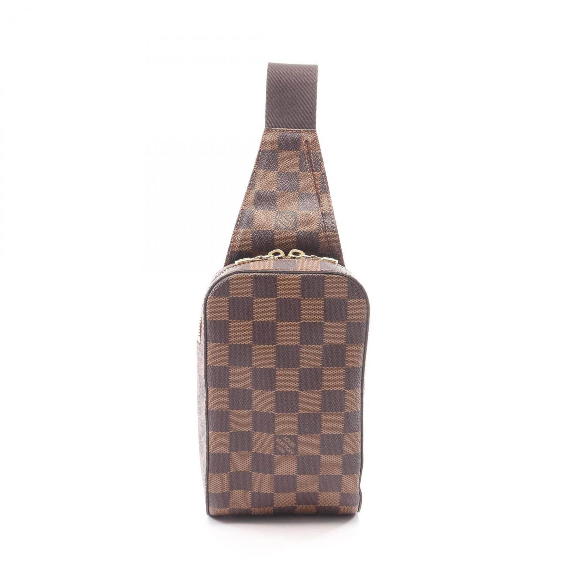 Louis Vuitton Brown Coated Canvas Fanny Pack Handbag (Pre-Owned)