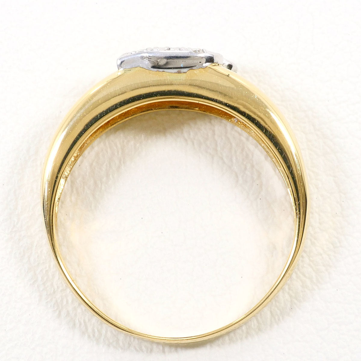 Unbranded White Gold Yellow Gold Yellow Gold (18K) White Gold (18K) Band Ring (Pre-Owned)