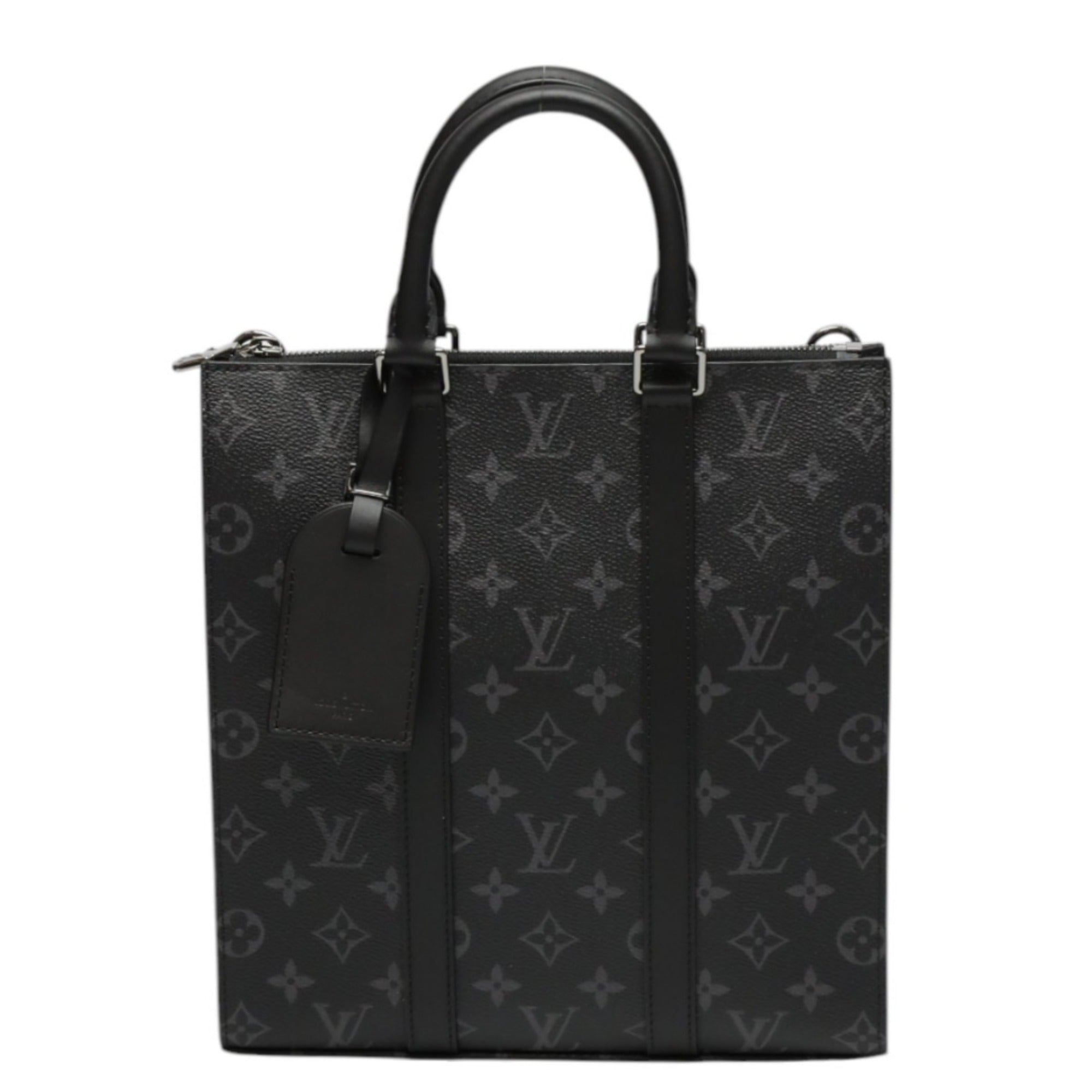 Louis Vuitton Black Monogram Eclipse Canvas Shoulder Bag Tote Bag (Pre-Owned)