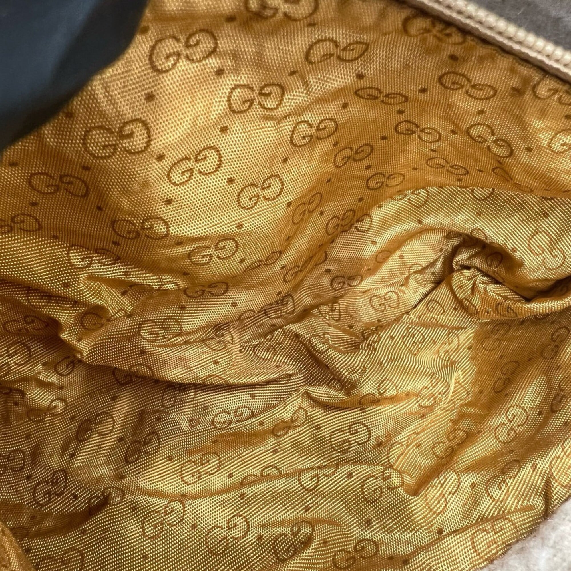 Gucci Brown Leather Pvc Shoulder Bag (Pre-Owned)