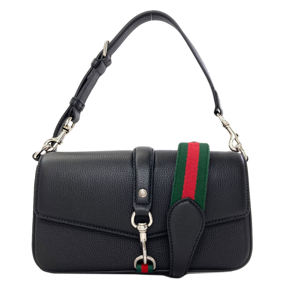 Gucci Black Leather Shoulder Bag (Pre-Owned)