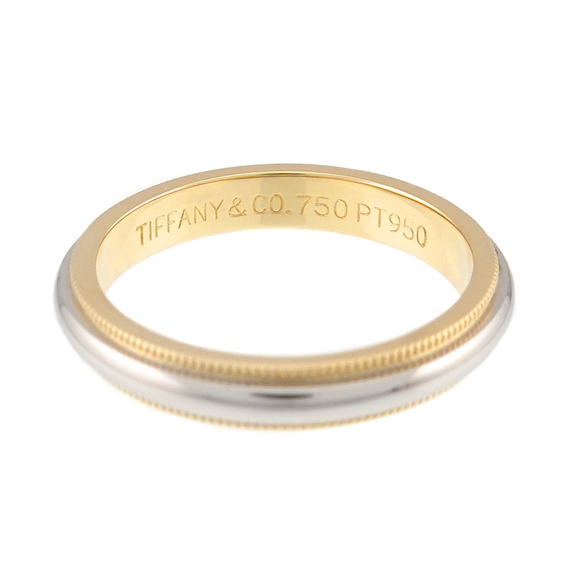 Tiffany Yellow Gold (18K) Platinum 950 Band Ring (Pre-Owned)