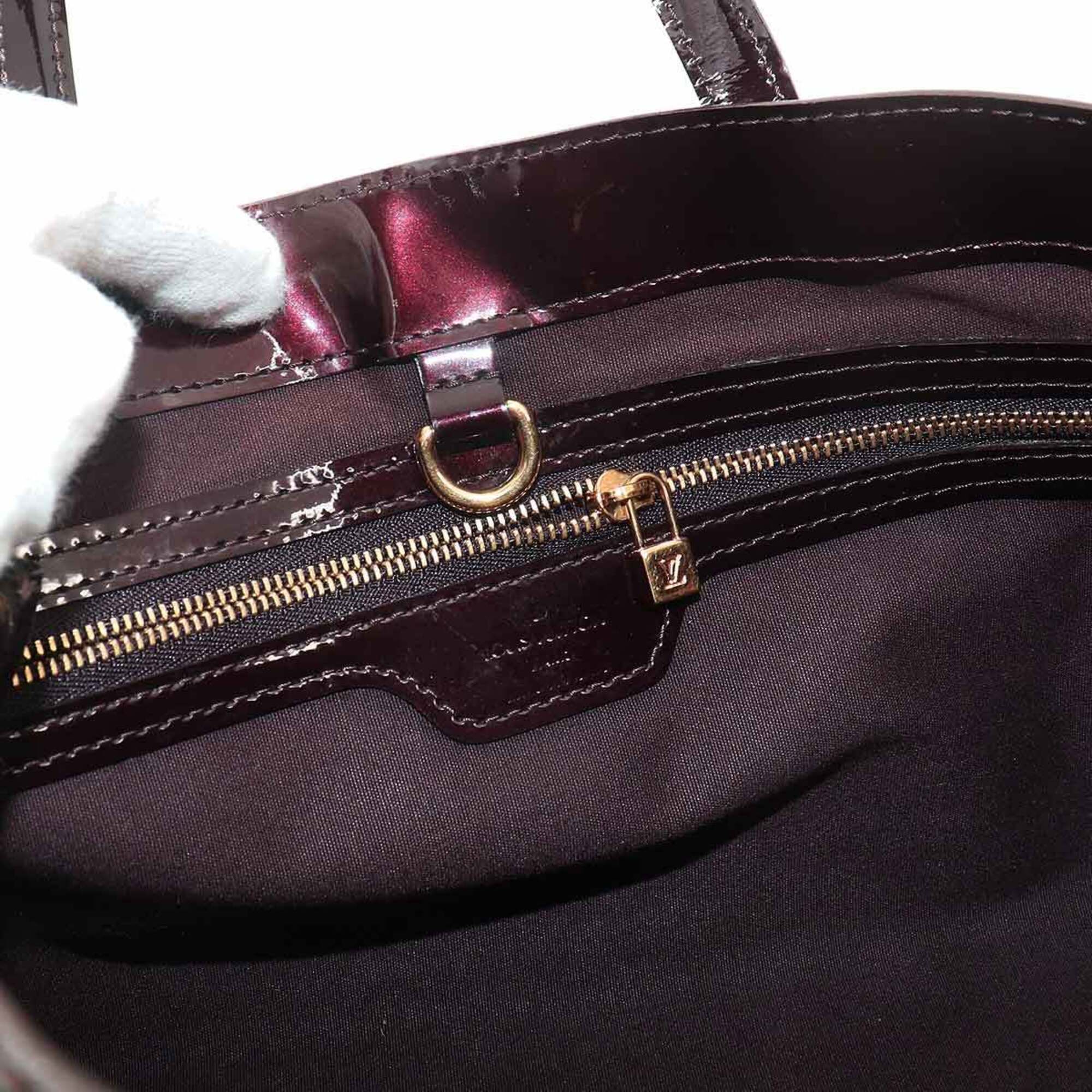 Louis Vuitton Amarante Monogram Vernis Handbag (Pre-Owned)
