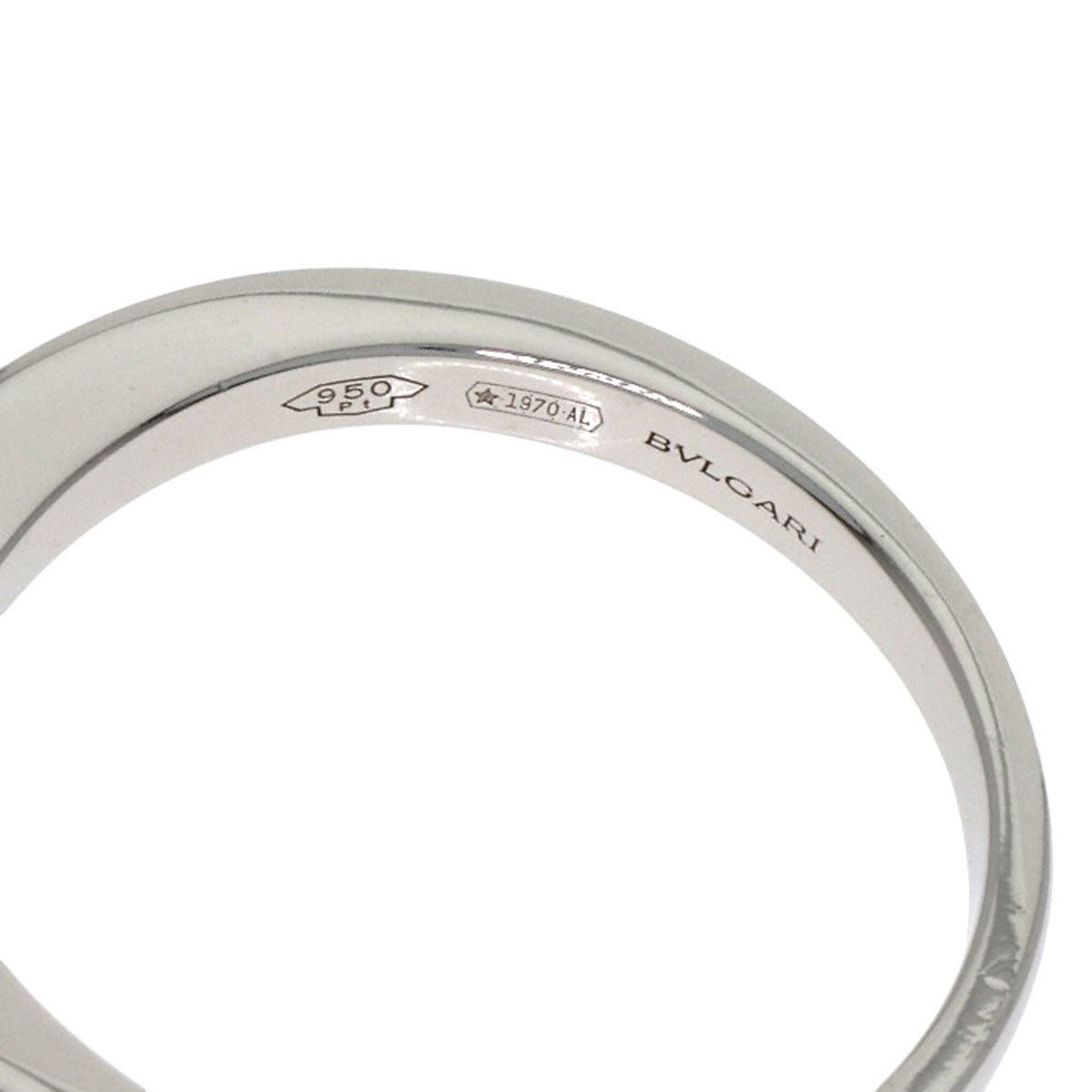 Bvlgari Platinum 950 Band Ring (Pre-Owned)