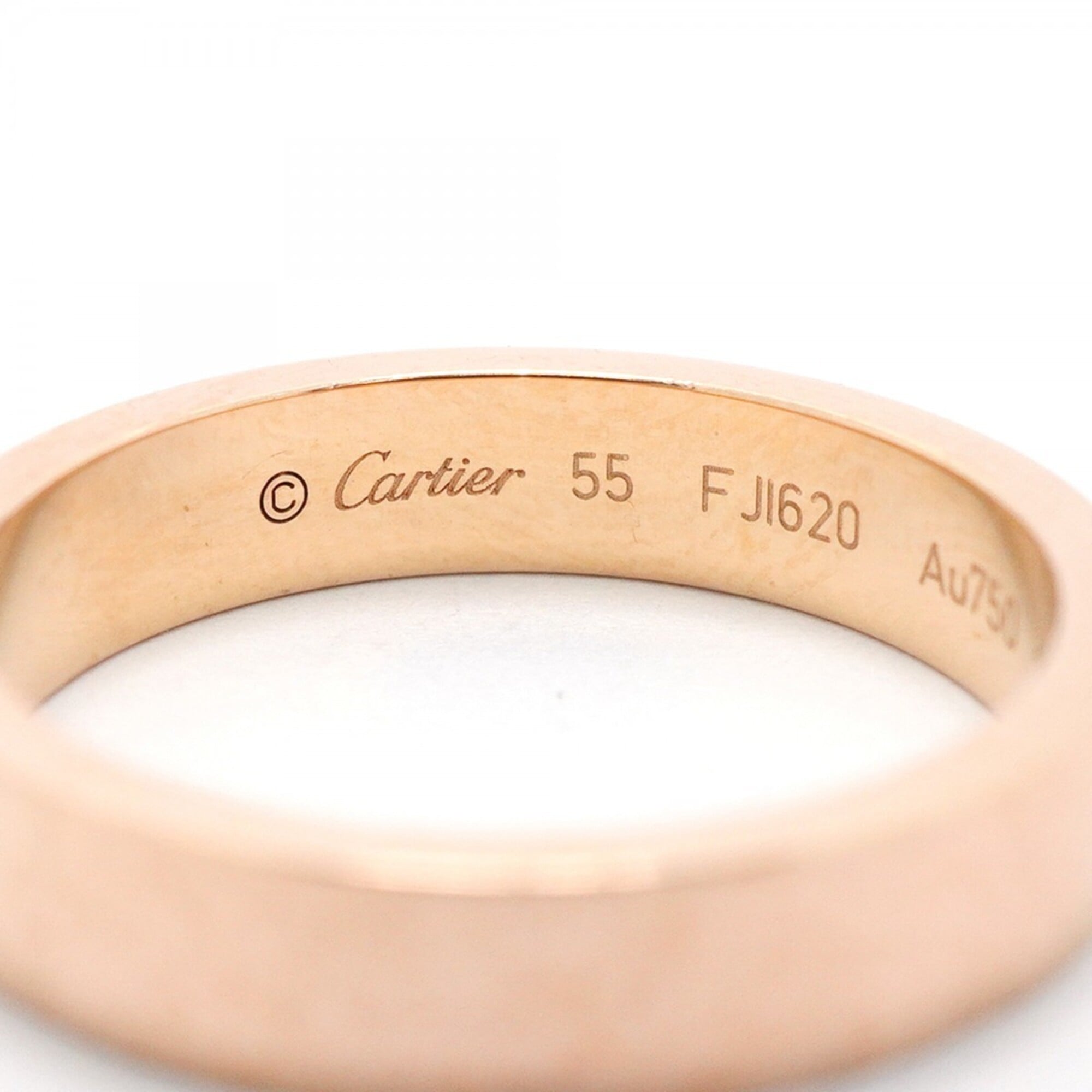 Cartier Pink Gold (18K) Band Ring (Pre-Owned)