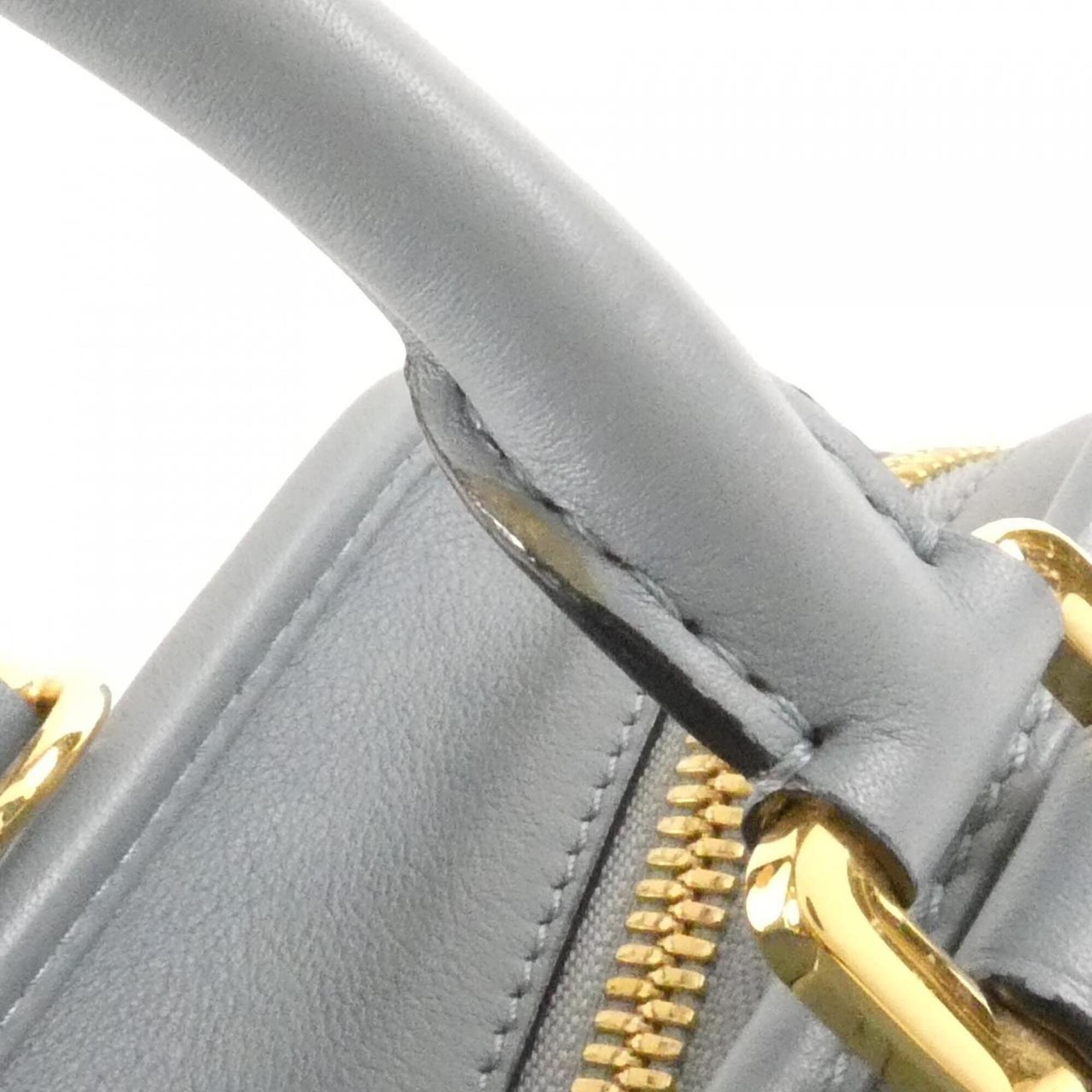 Loewe Light Blue Leather Handbag (Pre-Owned)