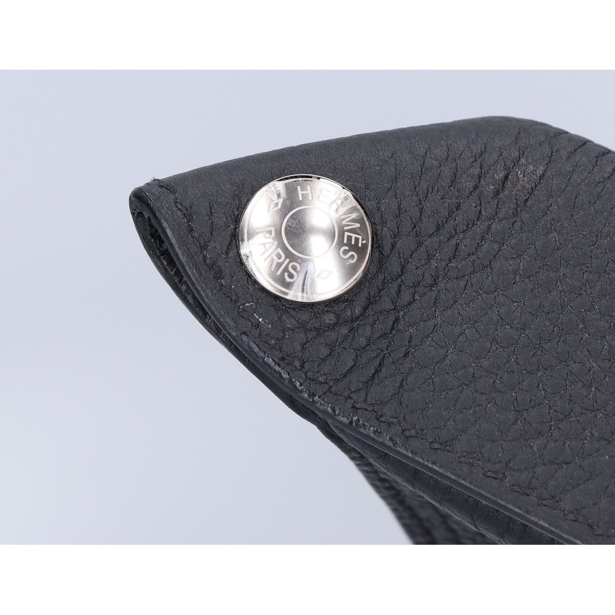 Hermes Black Togo Leather Shoulder Bag (Pre-Owned)