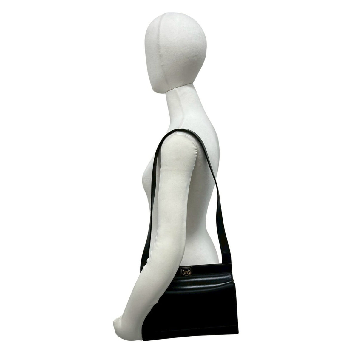Celine Black Leather Shoulder Bag (Pre-Owned)