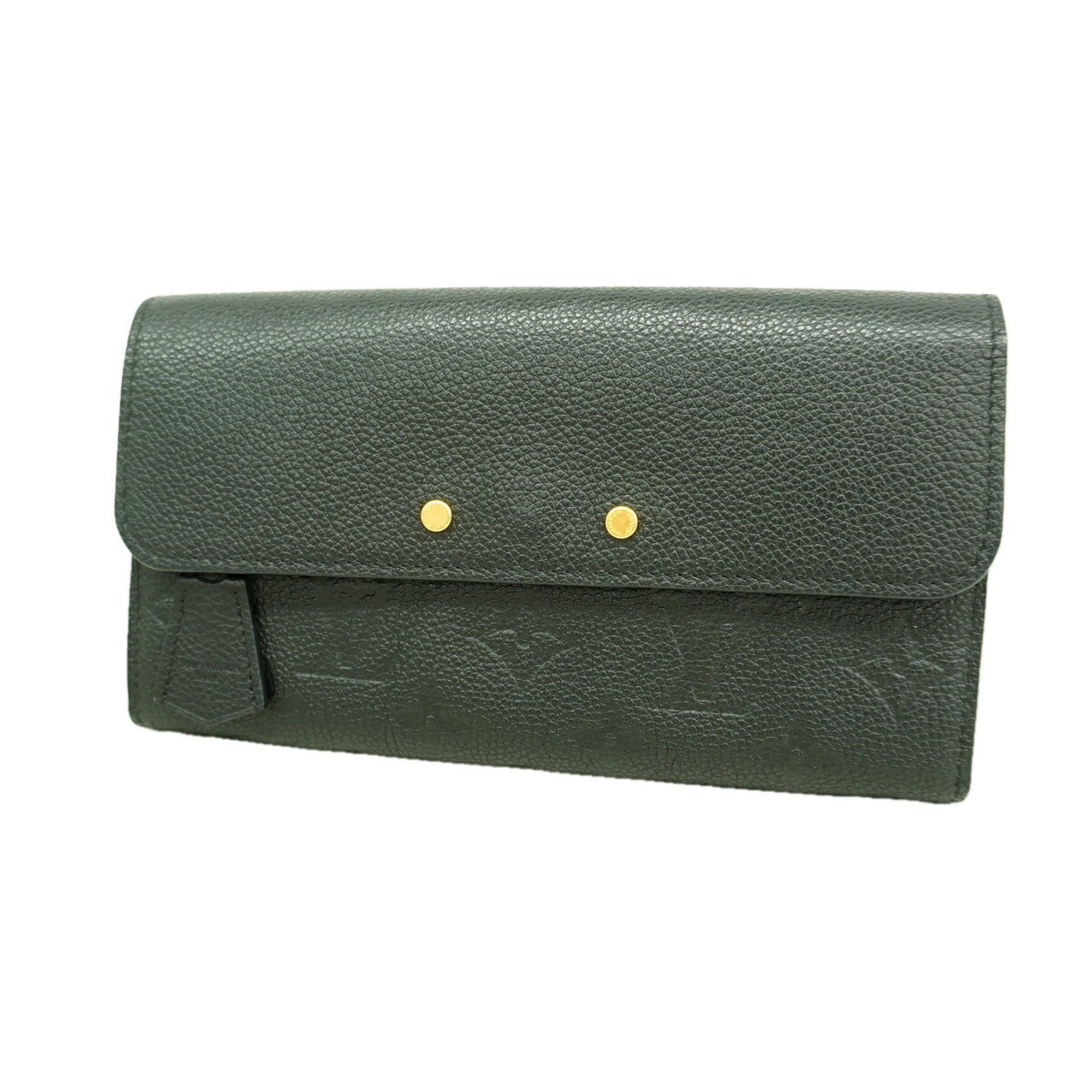 Louis Vuitton Noir Long Wallet (Bi-Fold) (Pre-Owned)