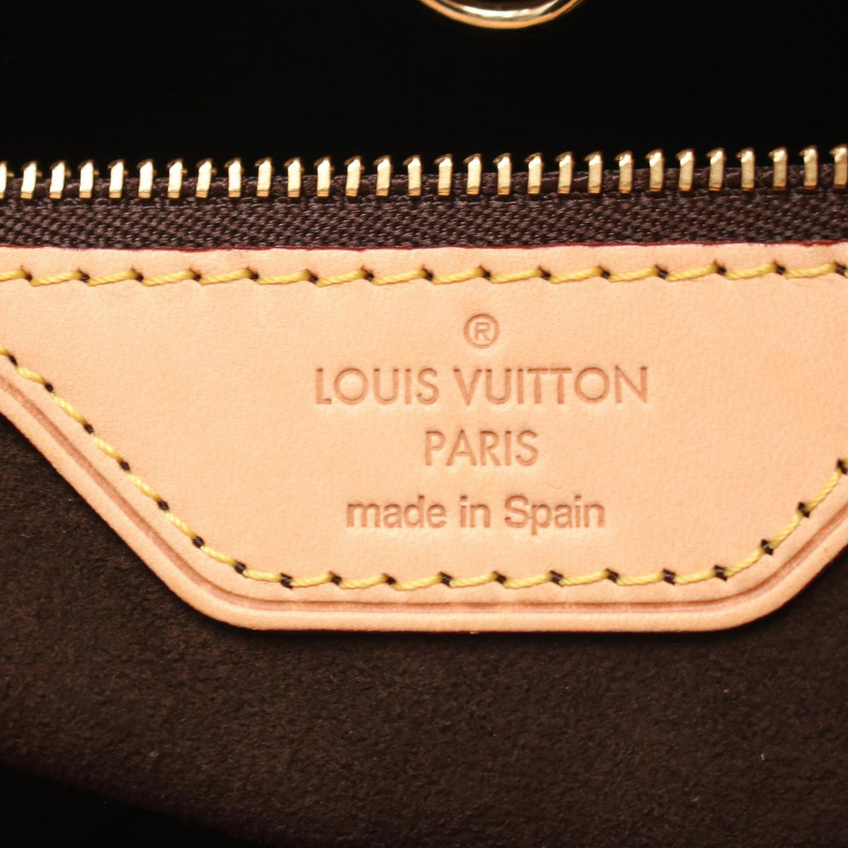 Louis Vuitton Brown Monogram Coated Canvas Leather Handbag (Pre-Owned)