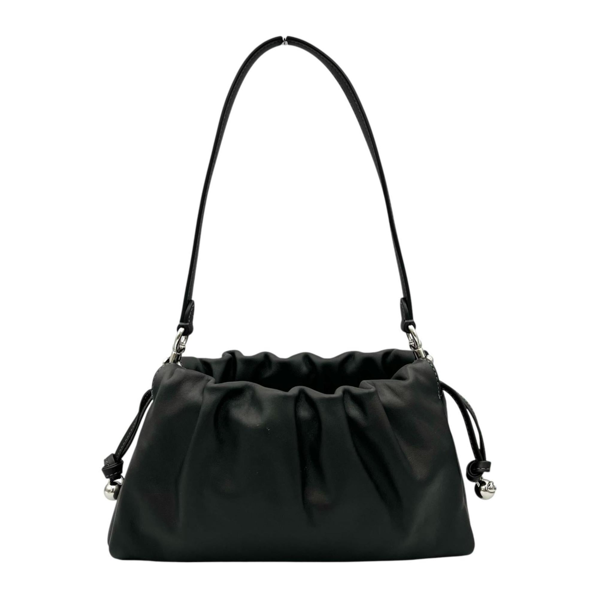Coach Black Leather Shoulder Bag (Pre-Owned)