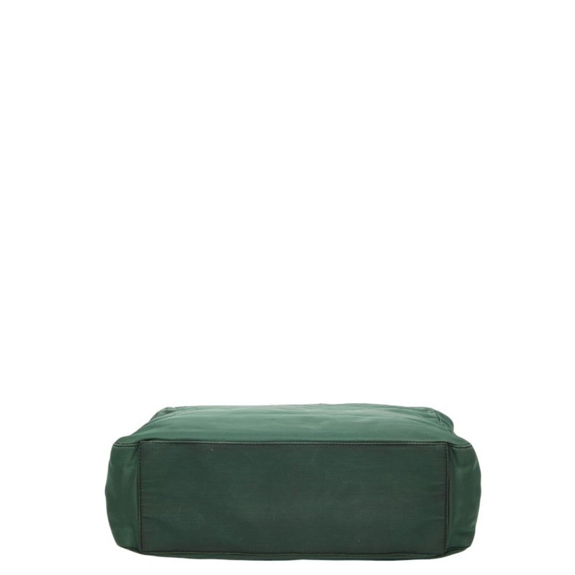 Prada Green Nylon Handbag (Pre-Owned)