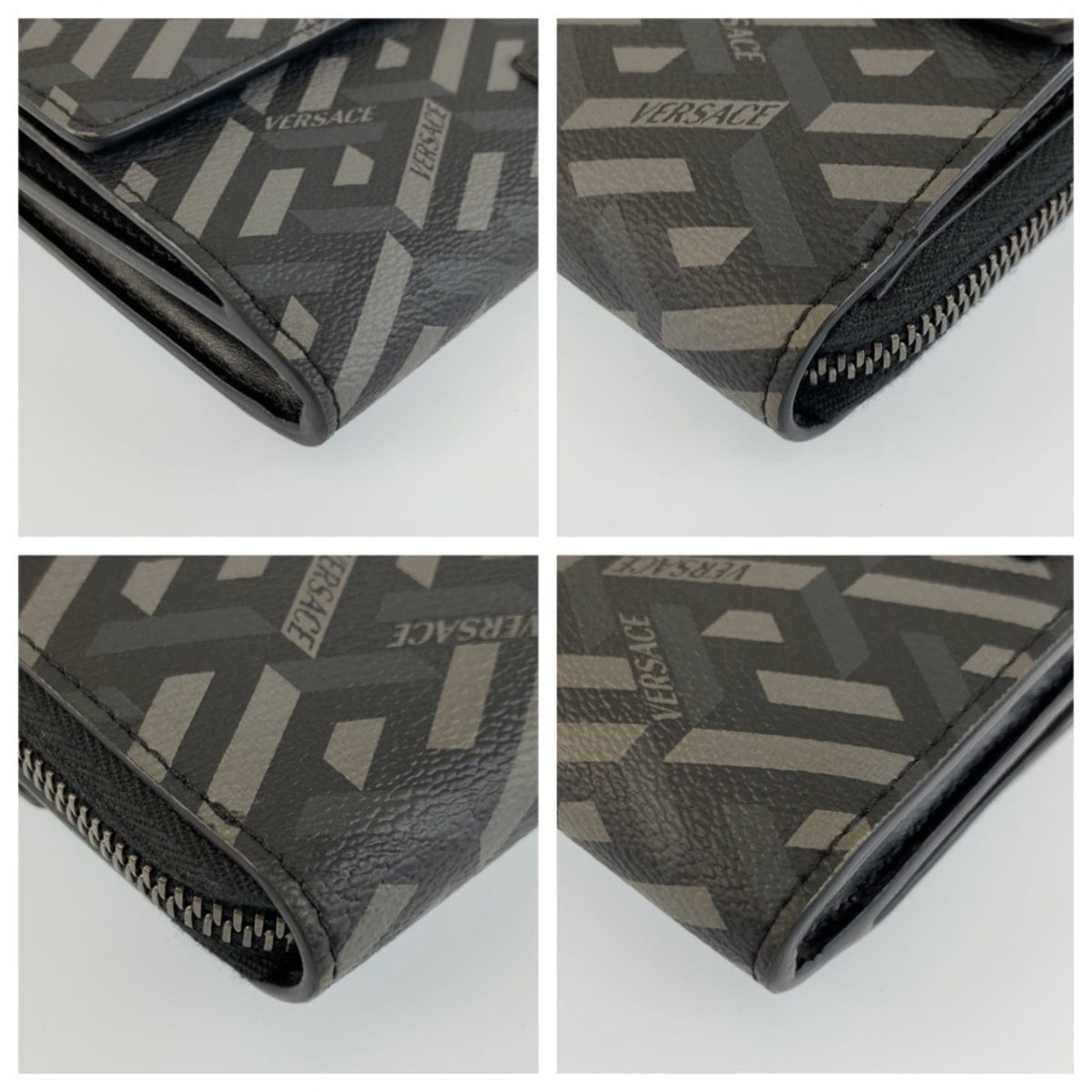 Versace Black Pvc Shoulder Bag (Pre-Owned)