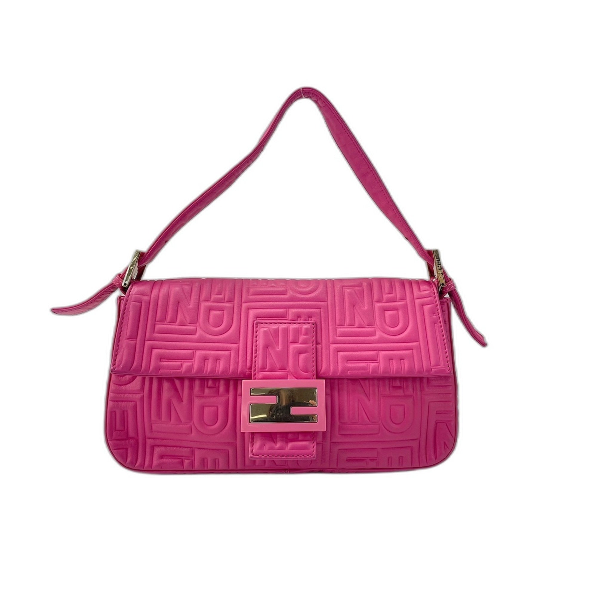 Fendi Pink Shoulder Bag (Pre-Owned)