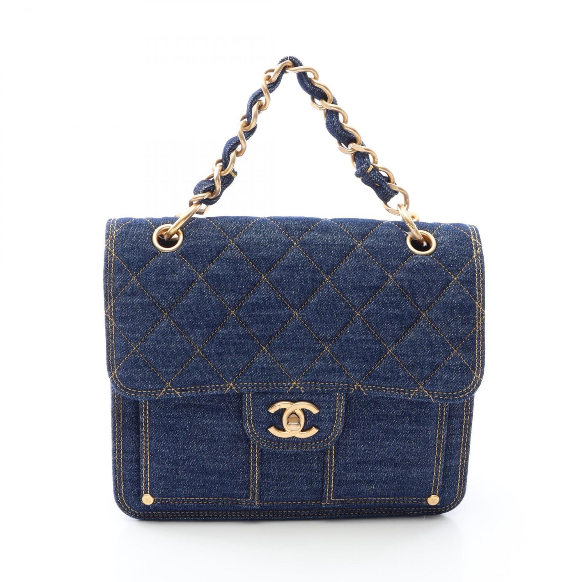 Chanel Blue Denim Backpack (Pre-Owned)
