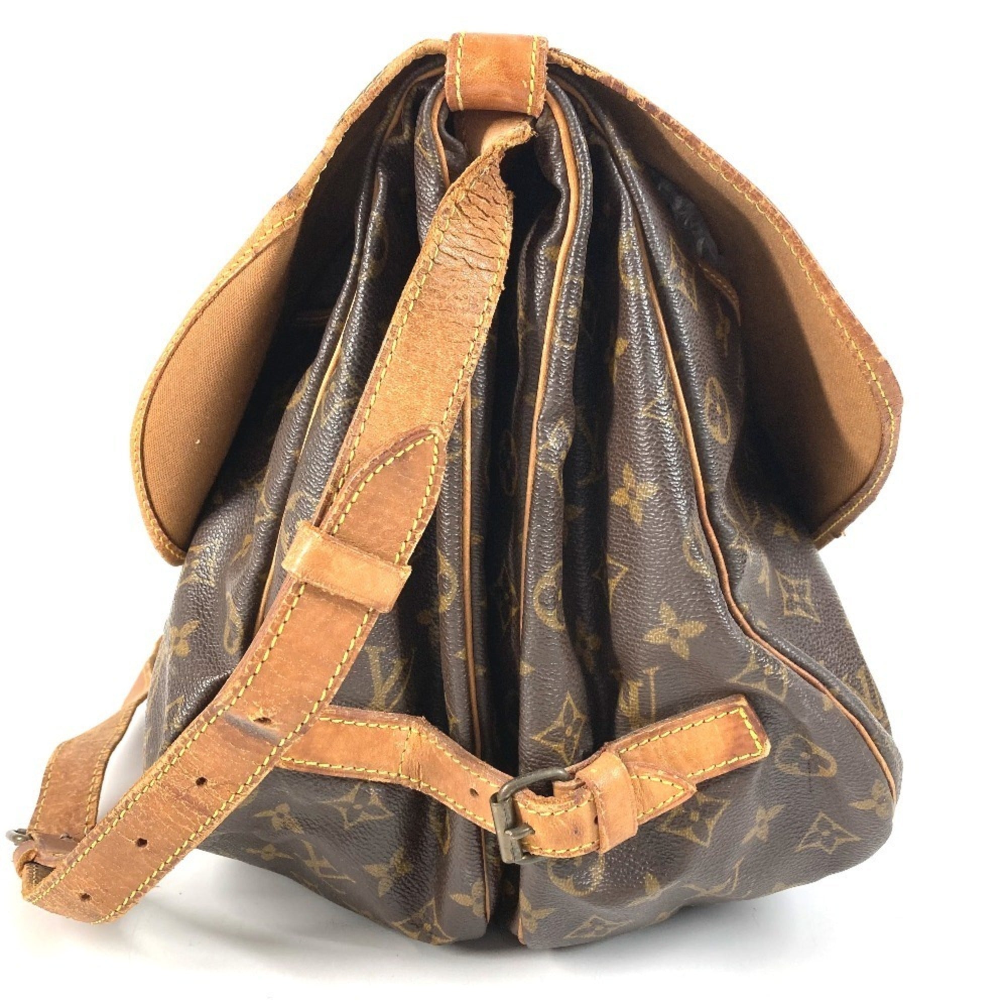 Louis Vuitton Brown Galle Monogram Monogram Handbag Shoulder Bag (Pre-Owned)