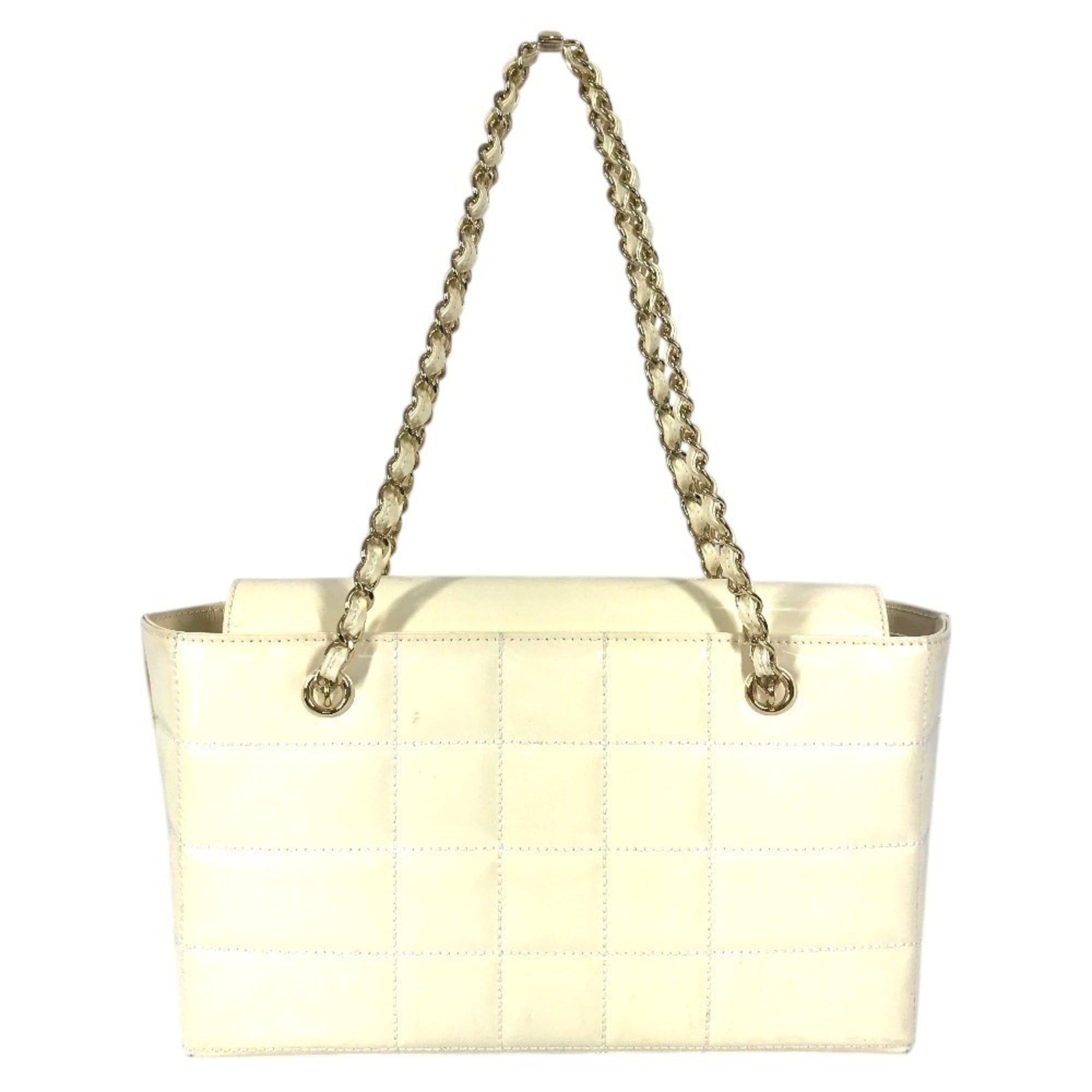 Chanel White Yellow Shoulder Bag (Pre-Owned)