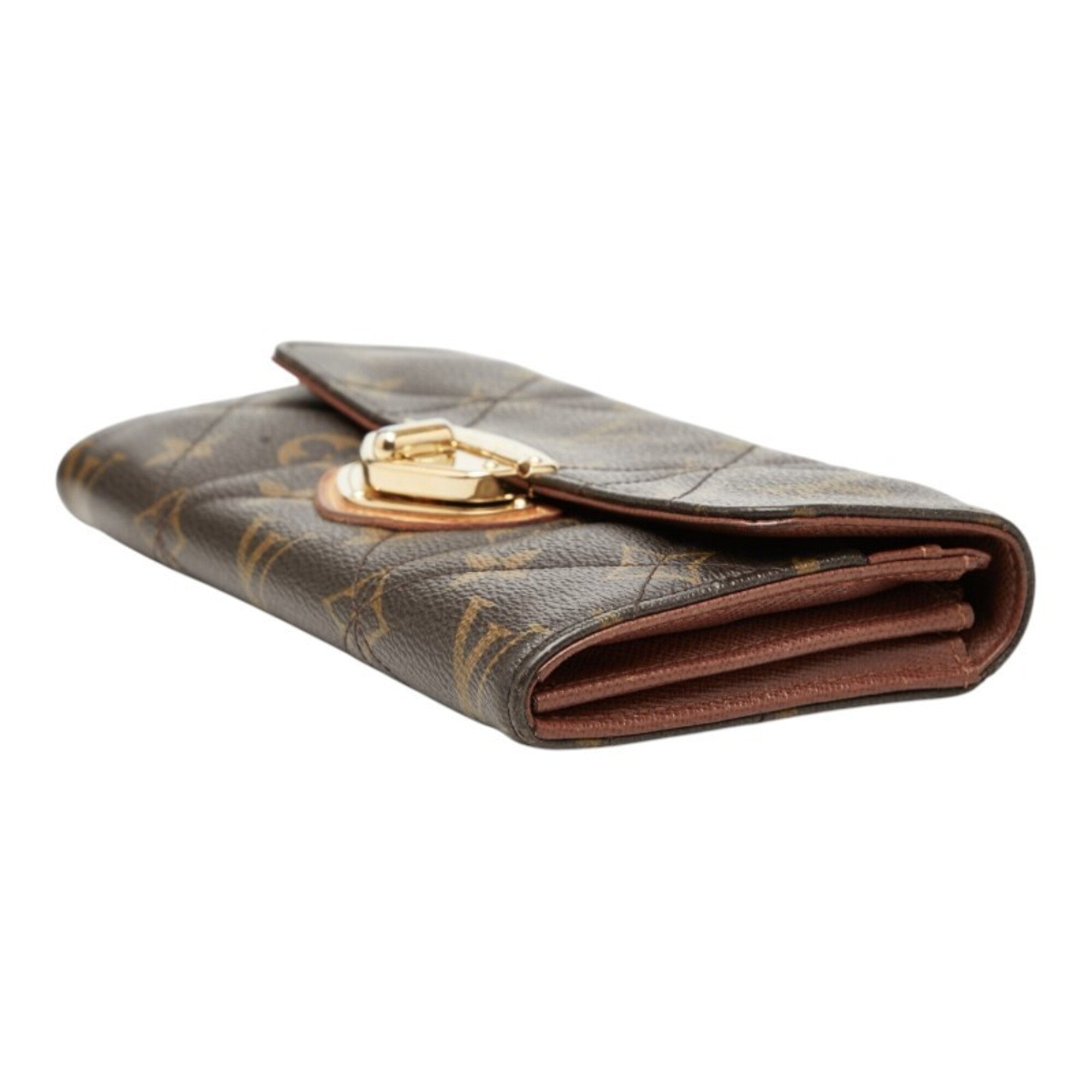 Louis Vuitton Monogram Etoile Brown Pvc Leather Long Wallet (Bi-Fold) (Pre-Owned)