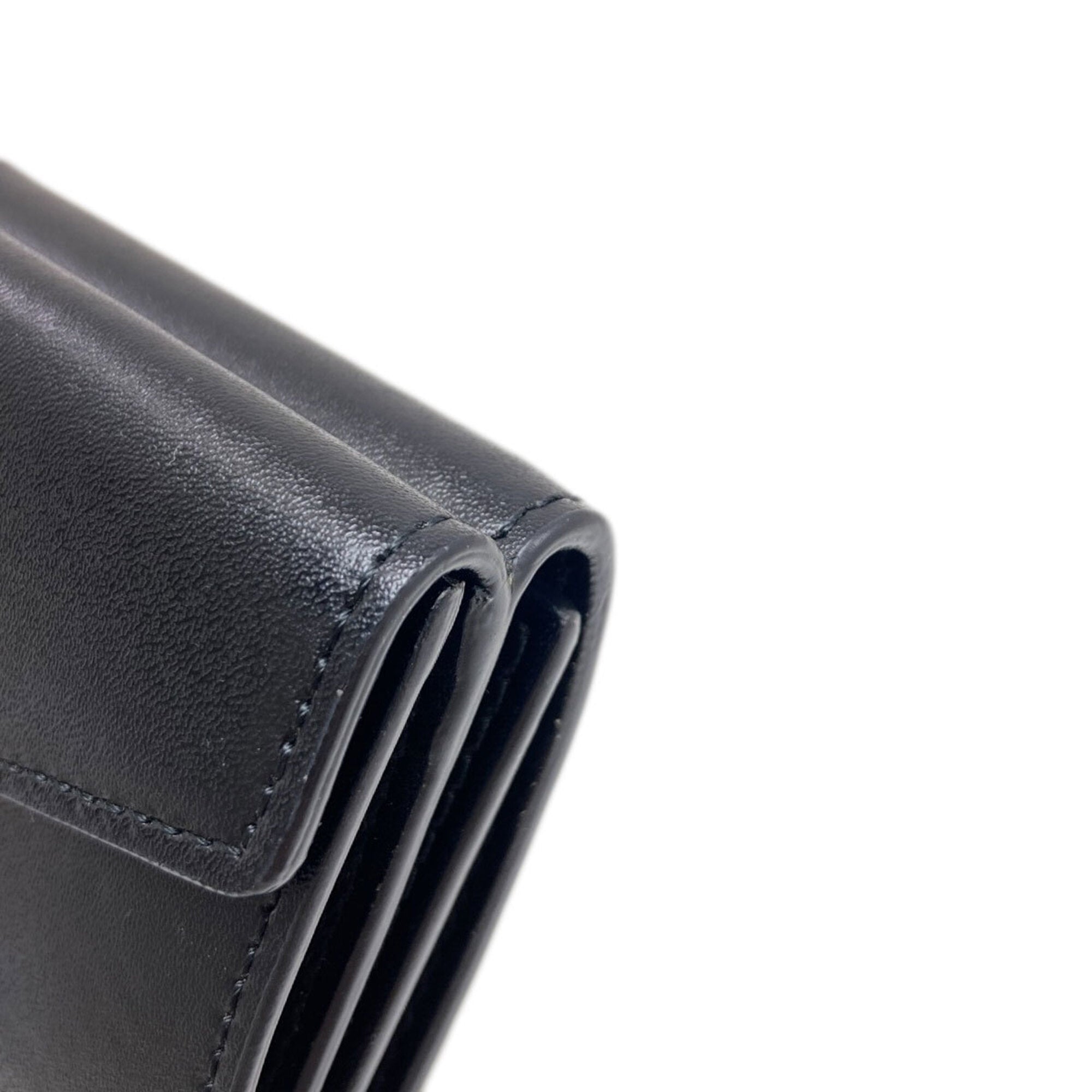 Fendi Black Leather Wallet (Bi-Fold) (Pre-Owned)